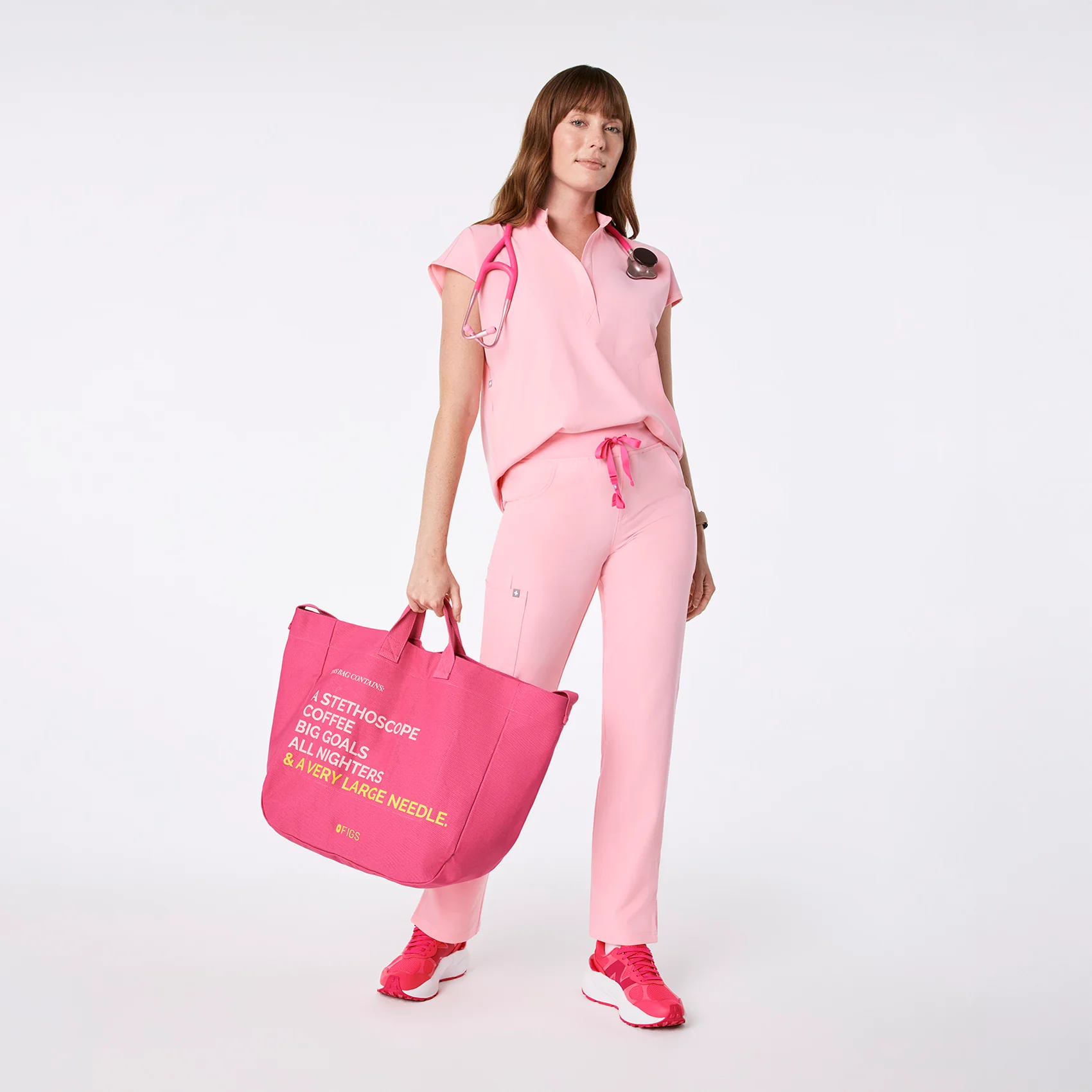 F'ing Pink A Very Large Needle Tote - Image 3