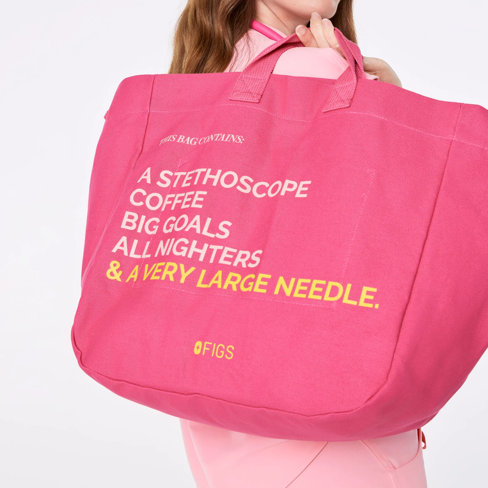 F'ing Pink A Very Large Needle Tote - Image 4
