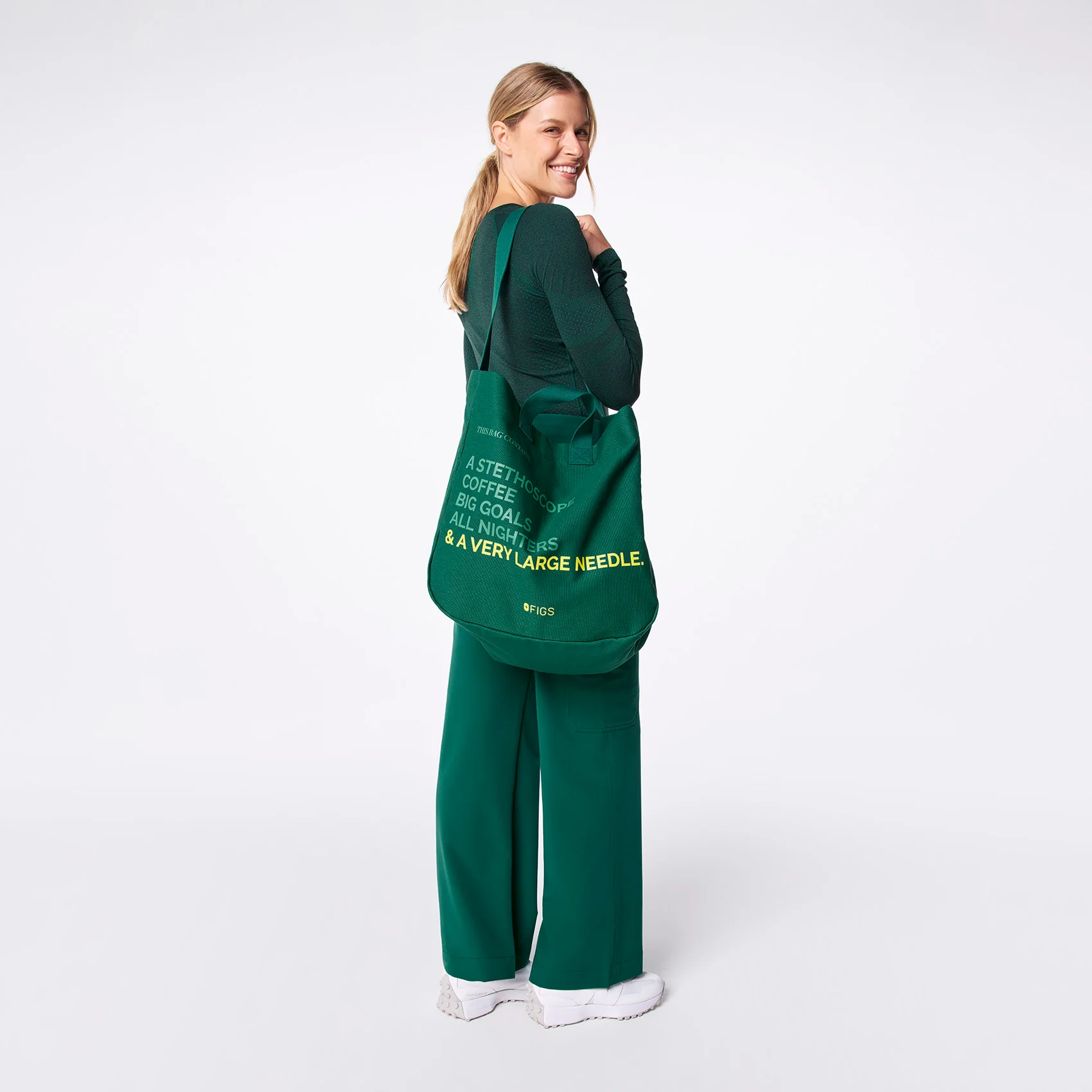 Hunter Green A Very Large Needle Tote - Image 7