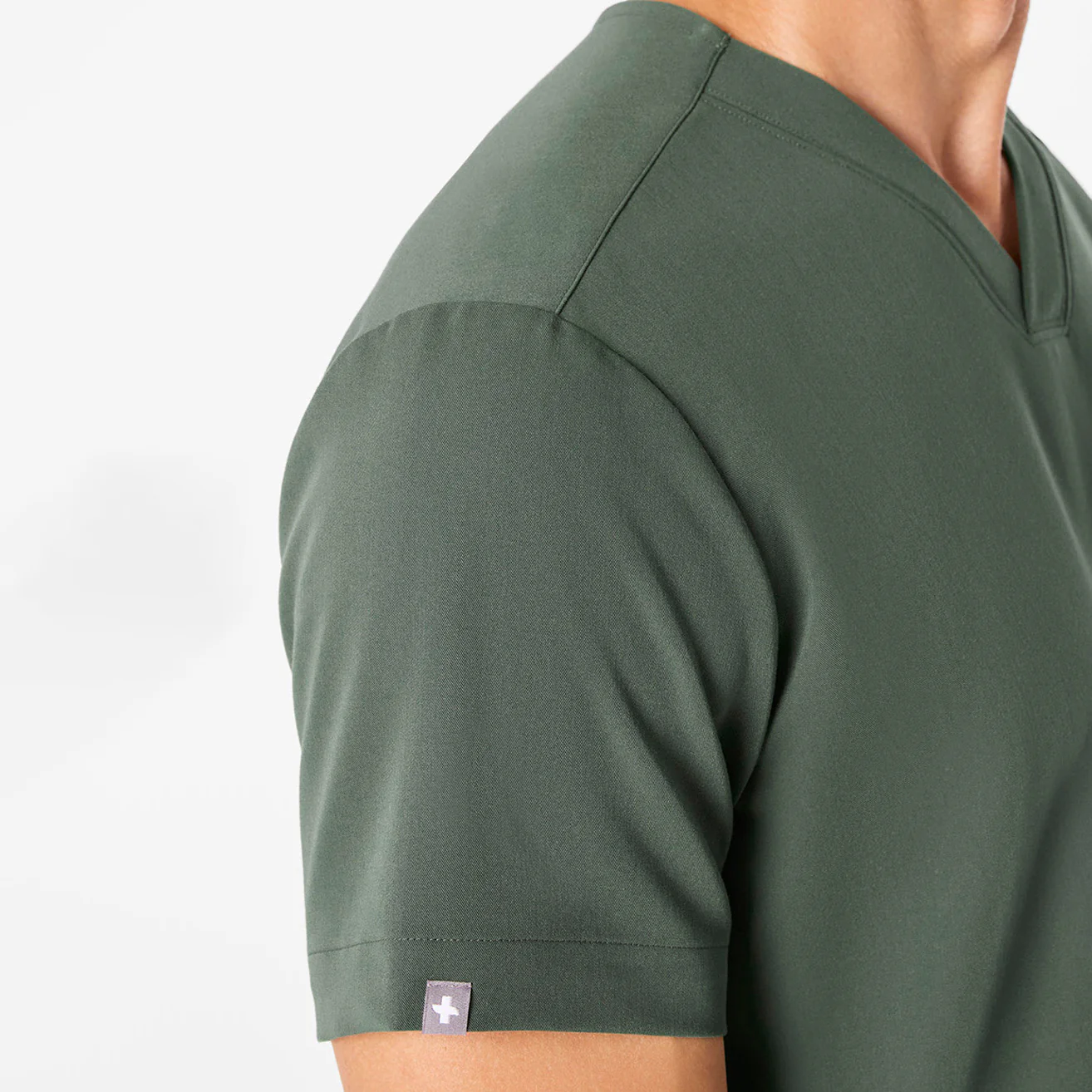 men's Moss Abbott V-Neck - Scrub Top - Image 7