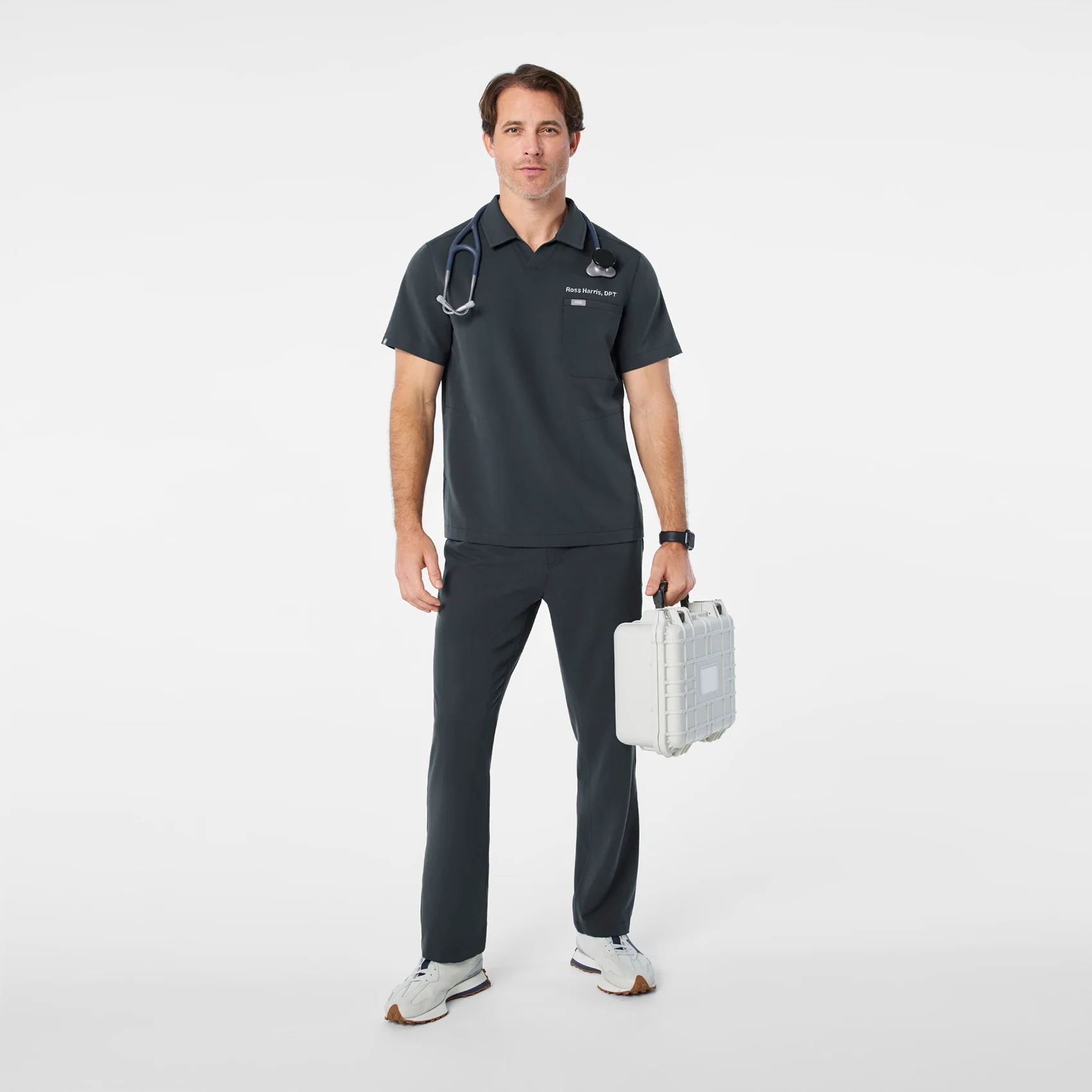 men's Dark Harbor Arad Polo - Scrub Top - Image 2