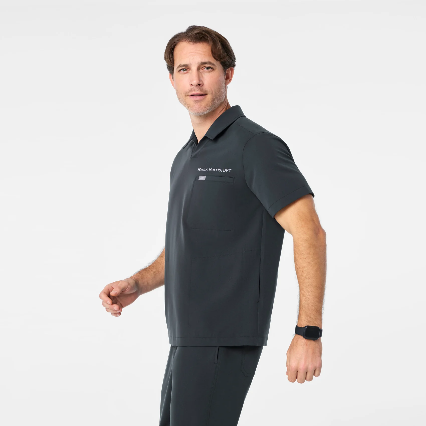 men's Dark Harbor Arad Polo - Scrub Top - Image 3