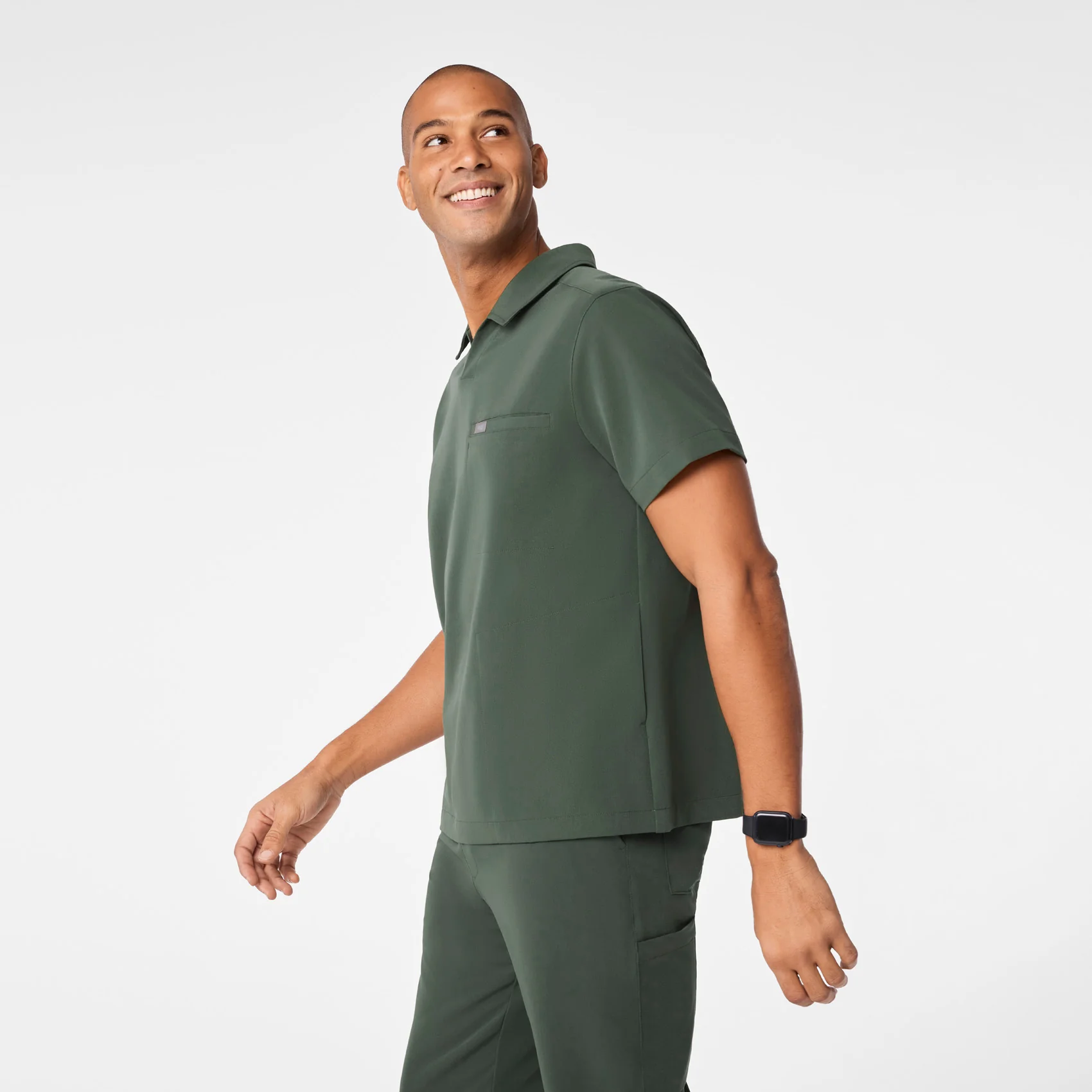 men's Moss Arad Polo - Scrub Top - Image 3