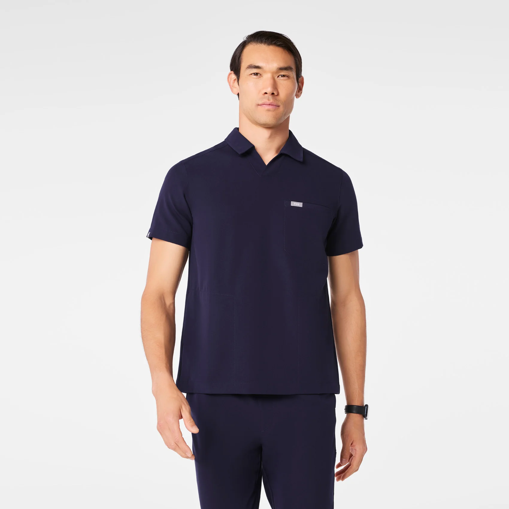 men's Navy Arad Polo - Scrub Top