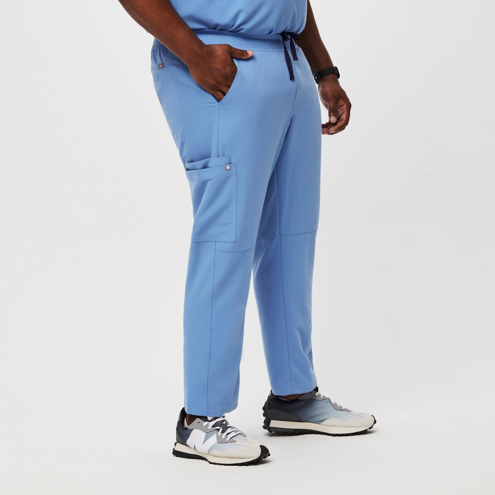 men's Ceil Blue Axim™- Cargo Scrub Pants (3XL - 6XL) - Image 3