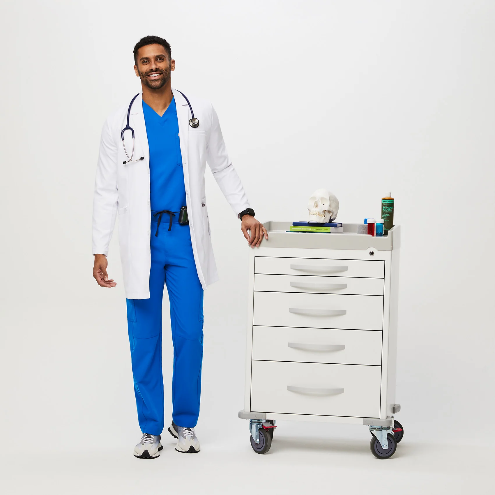 Men's Royal Blue Axim™ -  Cargo Scrub Pants - Image 2