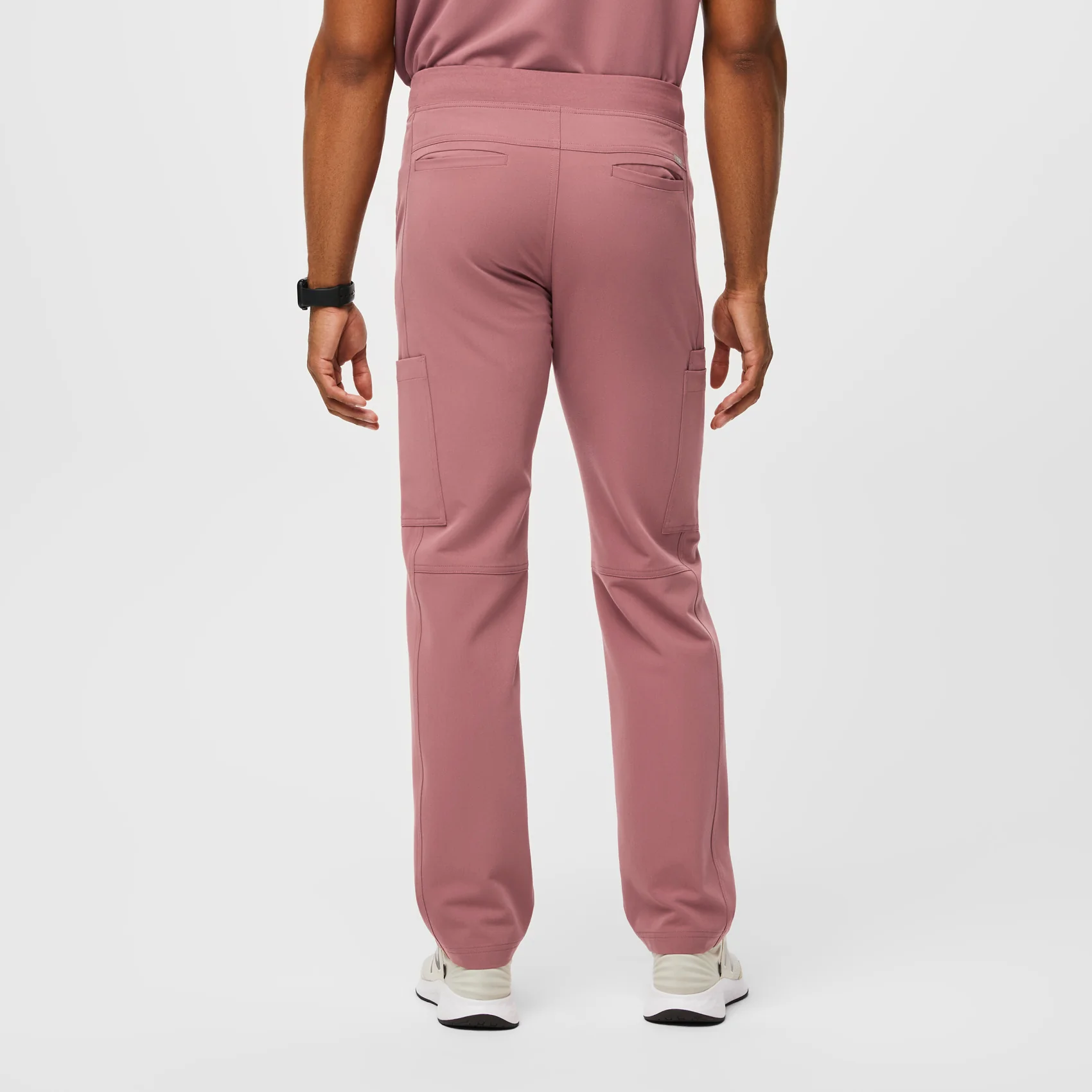 men's Mauve Axim™ - Short Cargo Scrub Pants - Image 4