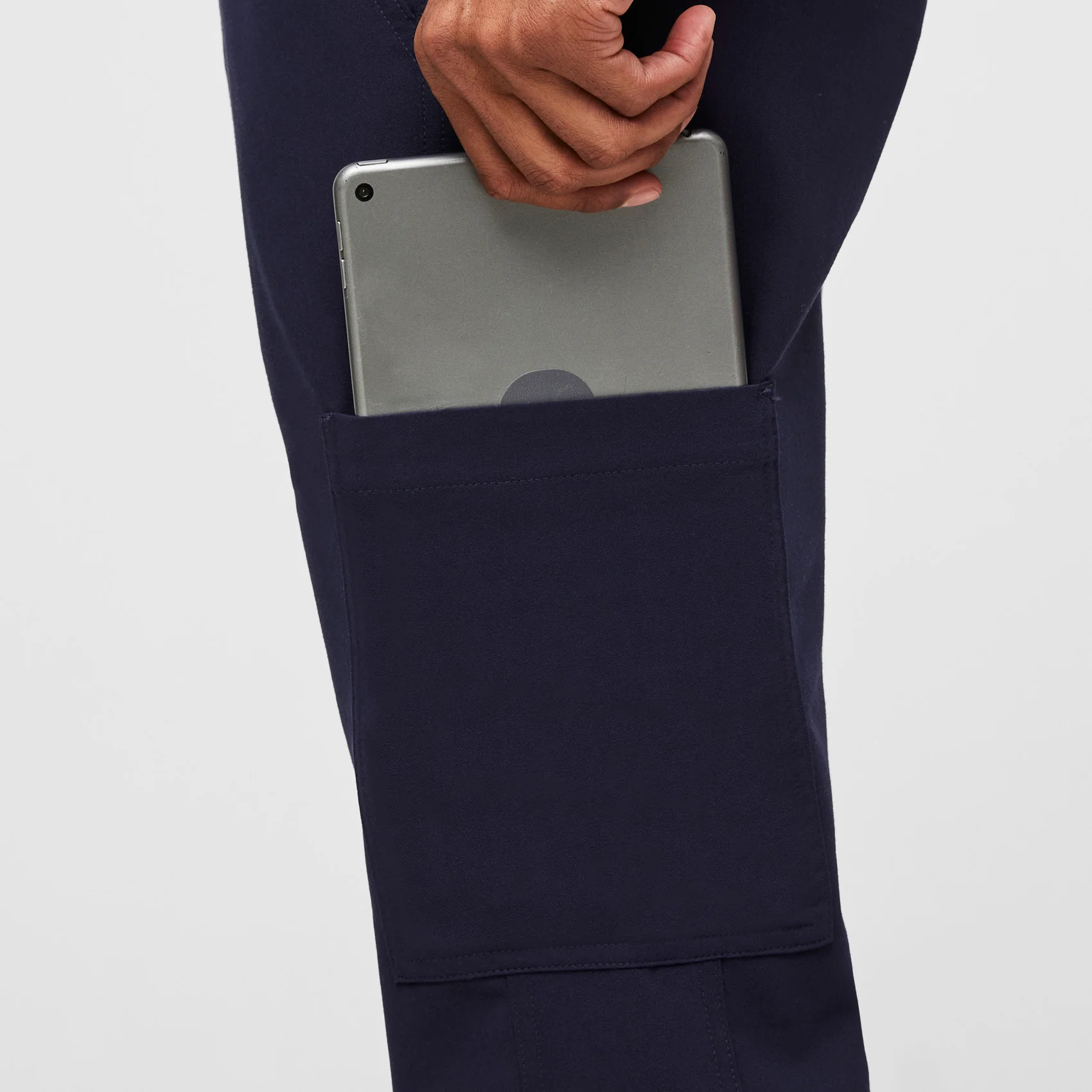 Men's Navy Axim™ - Short Cargo Scrub Pants - Image 8