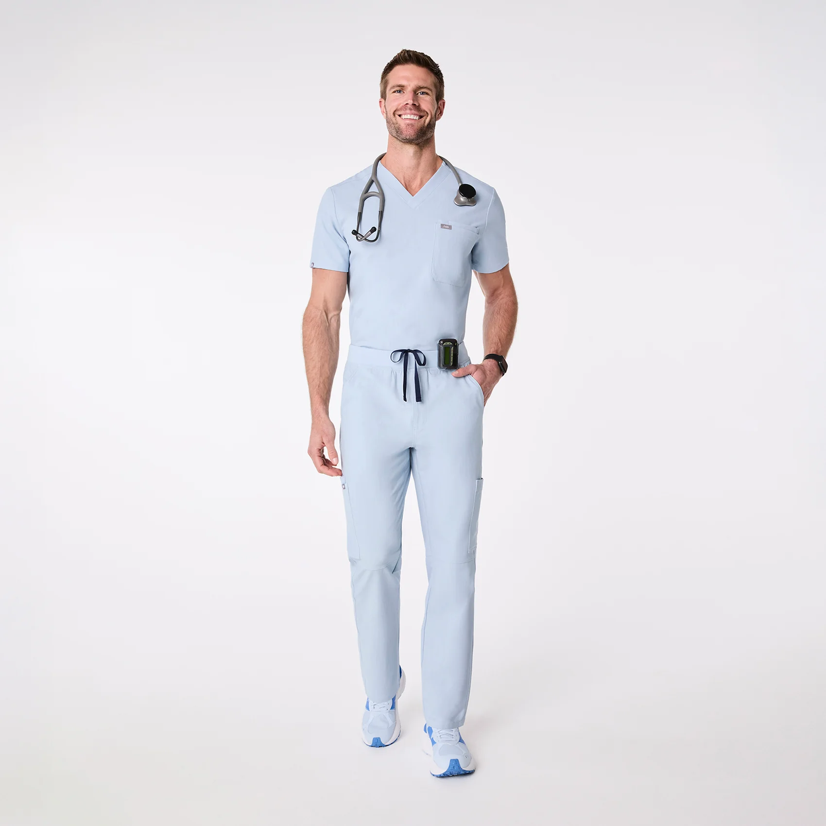 men's Chambray Axim - Short Cargo Scrub Pant™ - Image 2