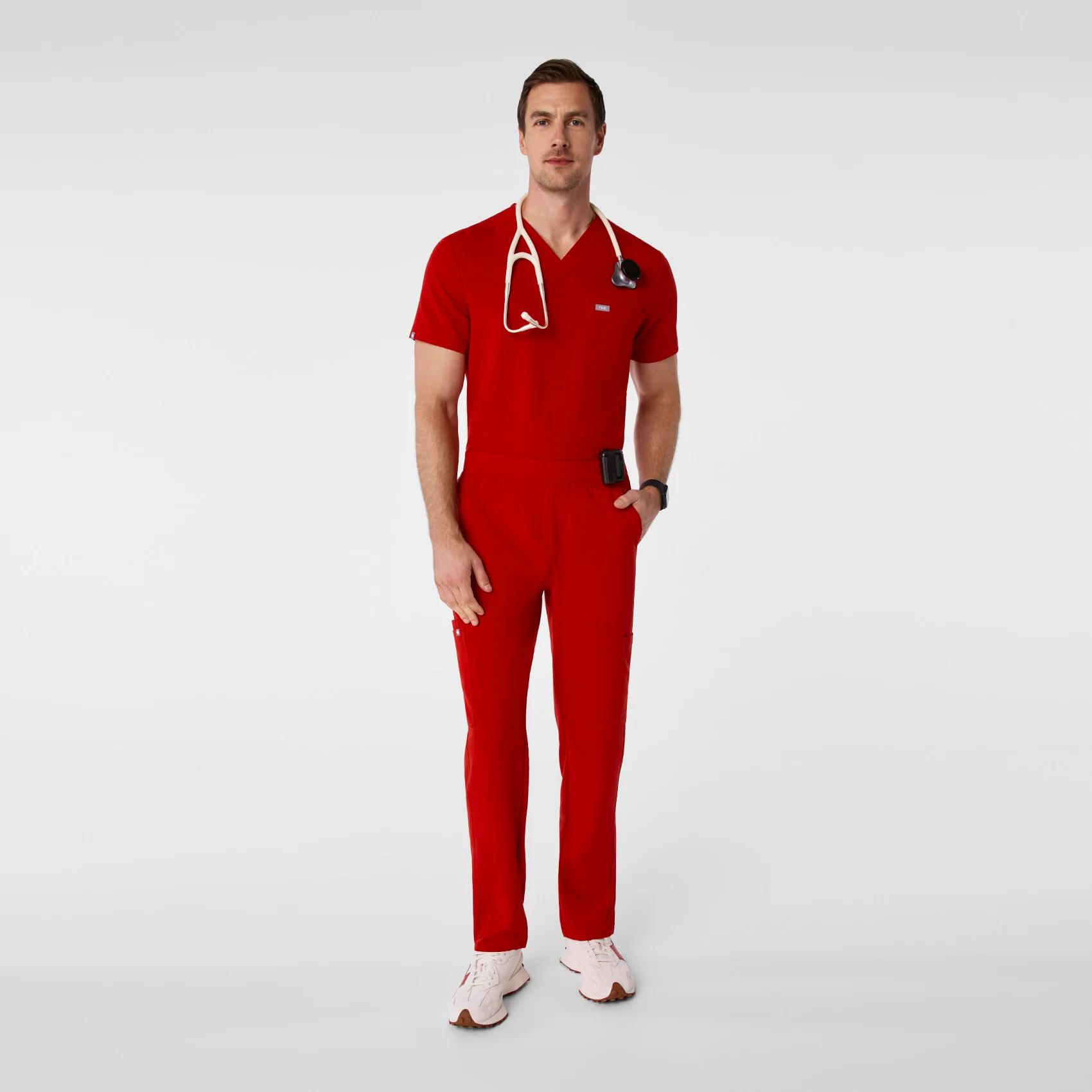 men's Winning Red Axim - Cargo Scrub Pant™ - Image 2