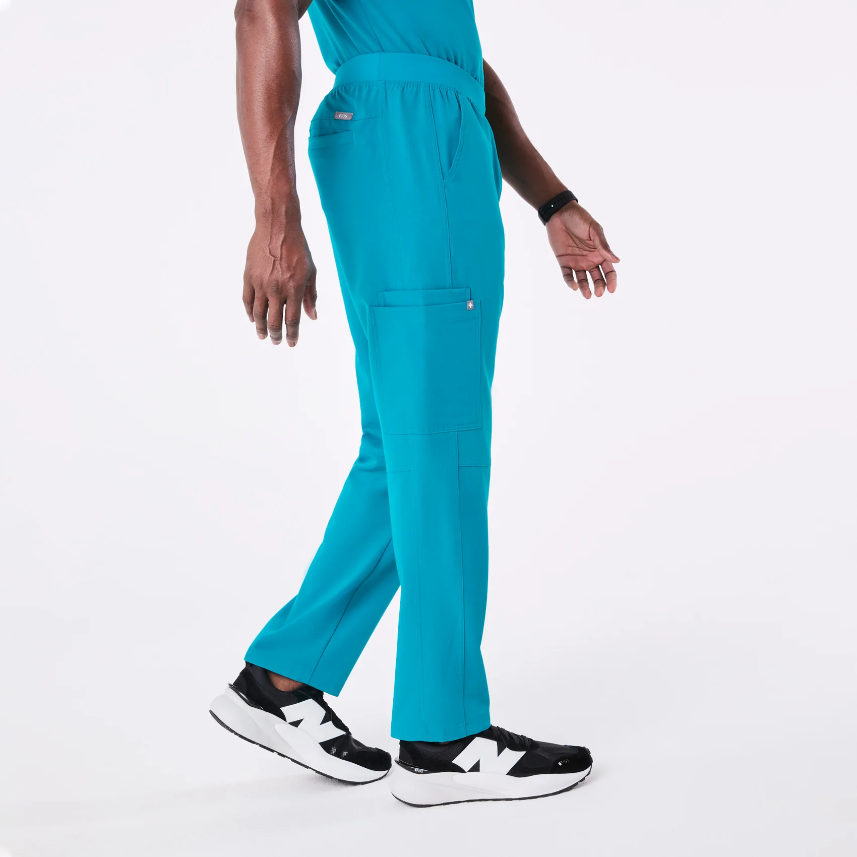 men's Teal Axim - Cargo Scrub Pant™ - Image 3