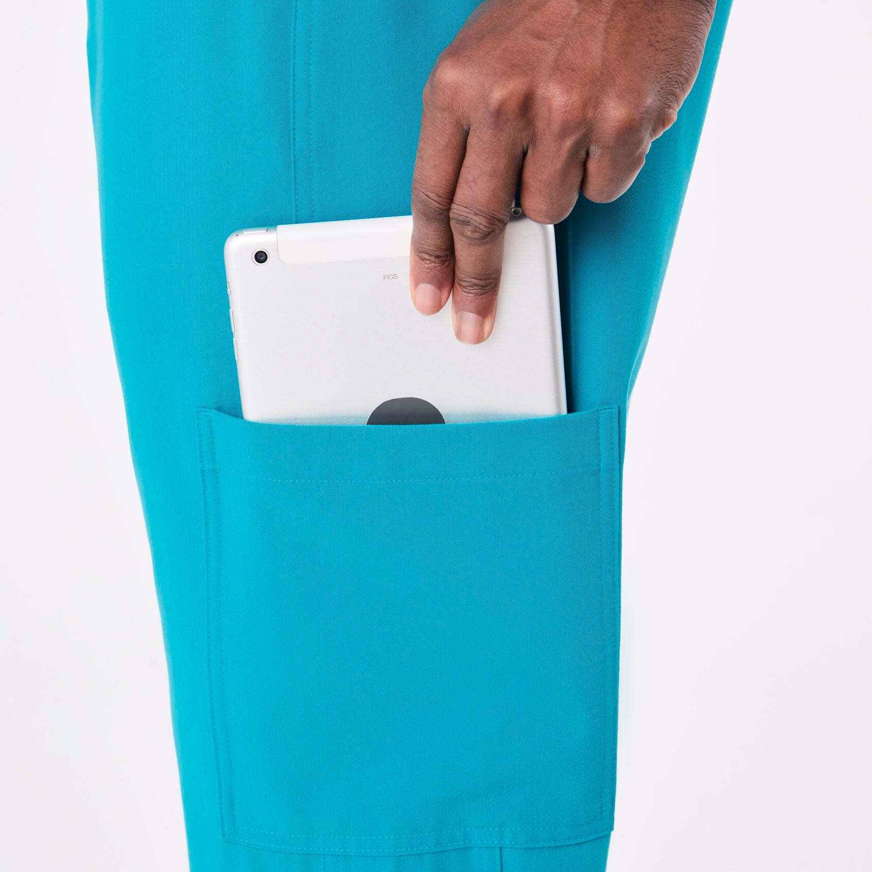 men's Teal Axim - Cargo Scrub Pant™ - Image 7