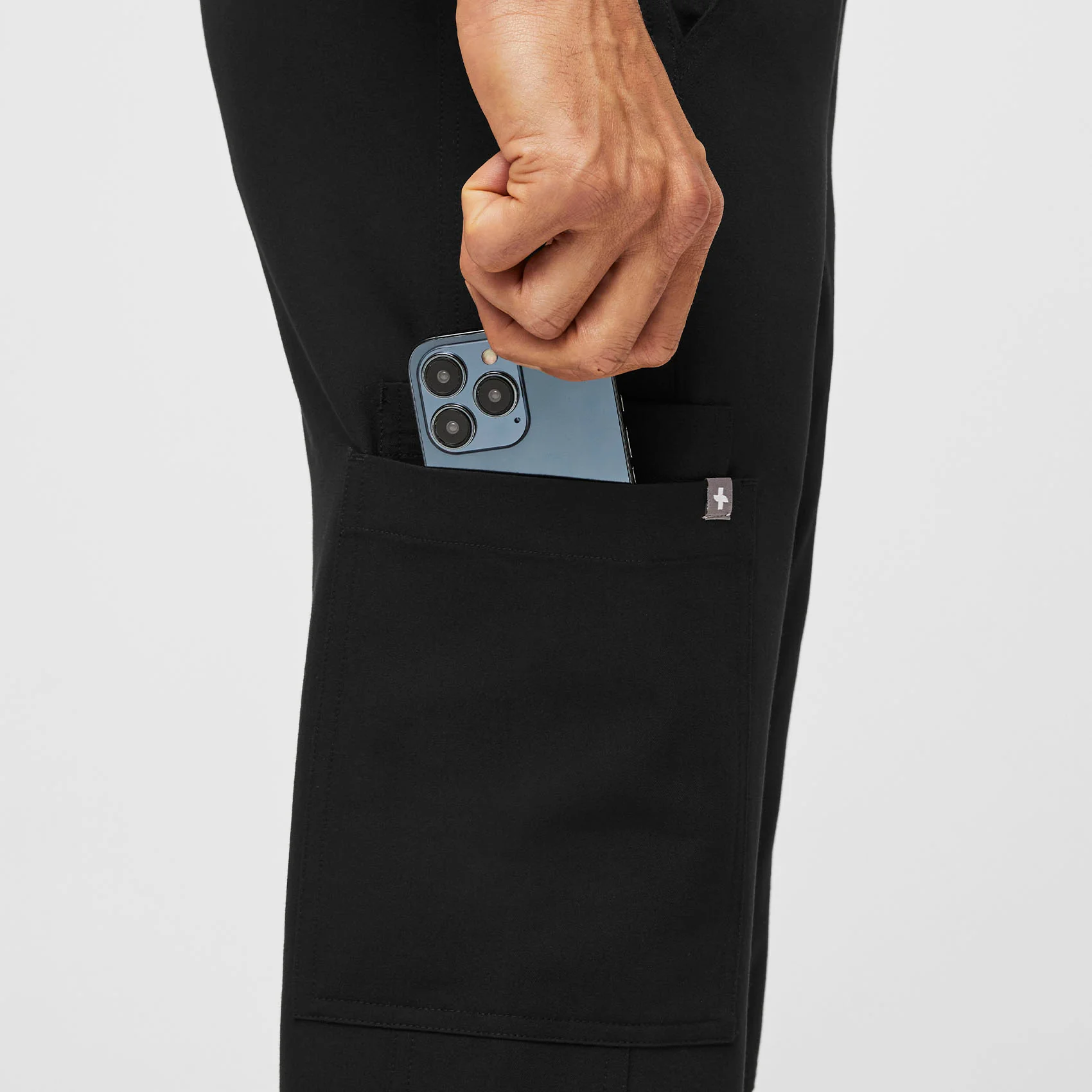 Men's Black Axim™ - Tall Cargo Scrub Pants - Image 5