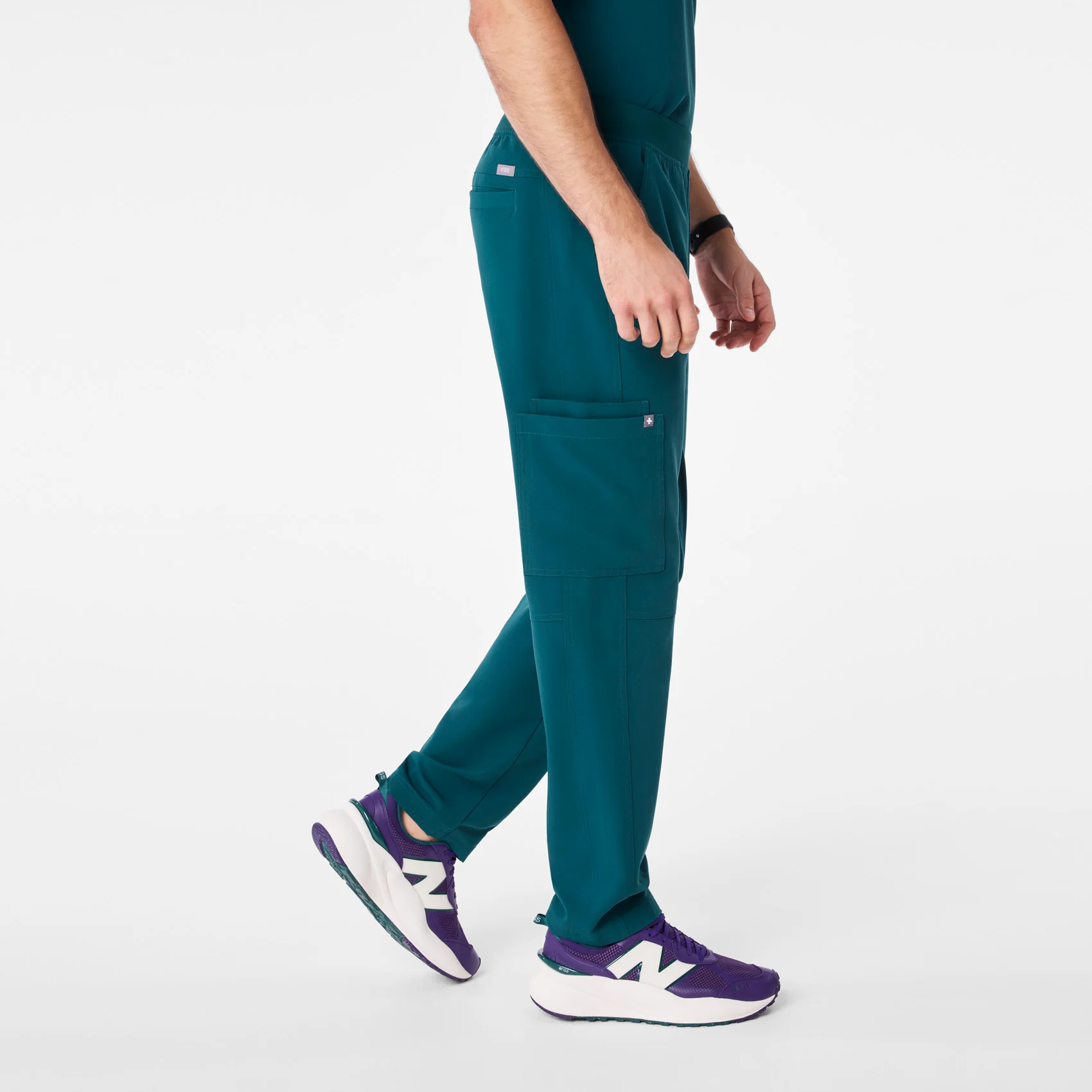 men's Caribbean Blue Axim - Tall Cargo Scrub Pant™ - Image 3