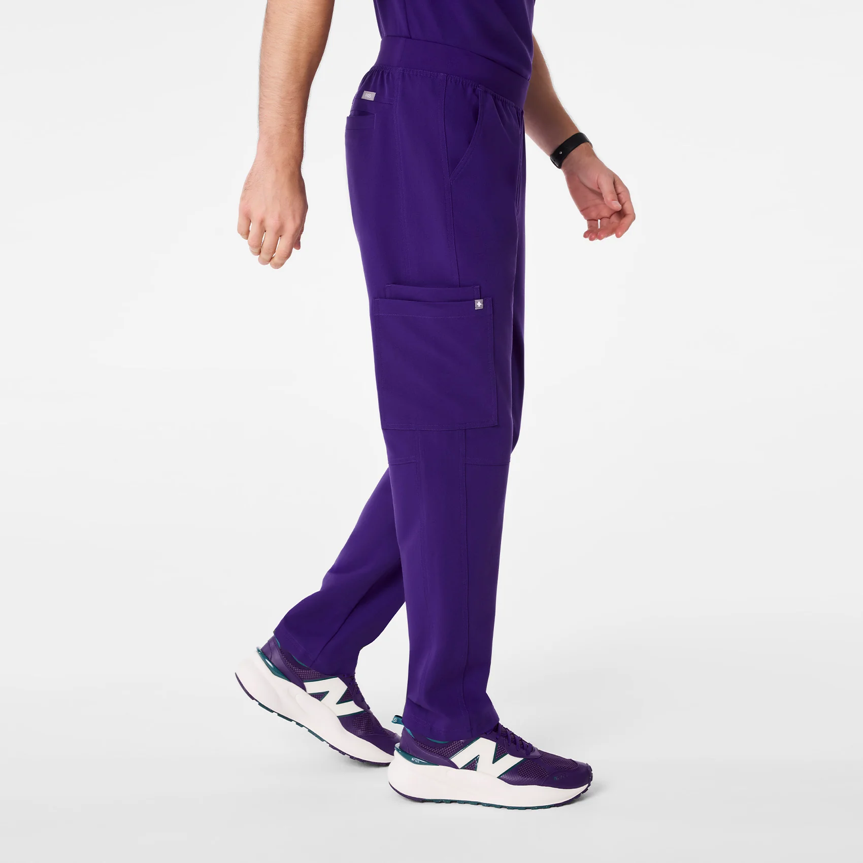 men's Purple Pulse Axim - Tall Cargo Scrub Pant™ - Image 3