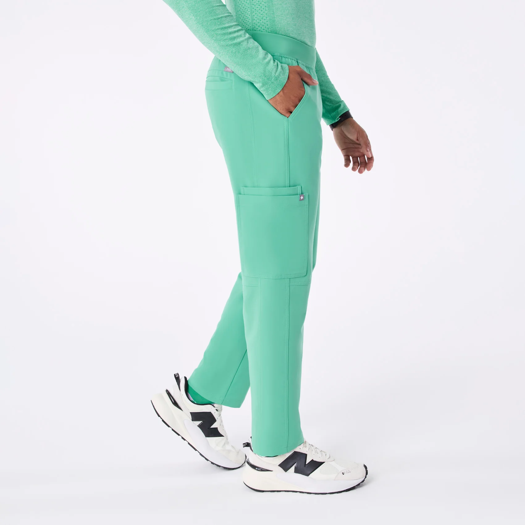 men's Surgical Green Axim - Tall Cargo Scrub Pant™ - Image 3