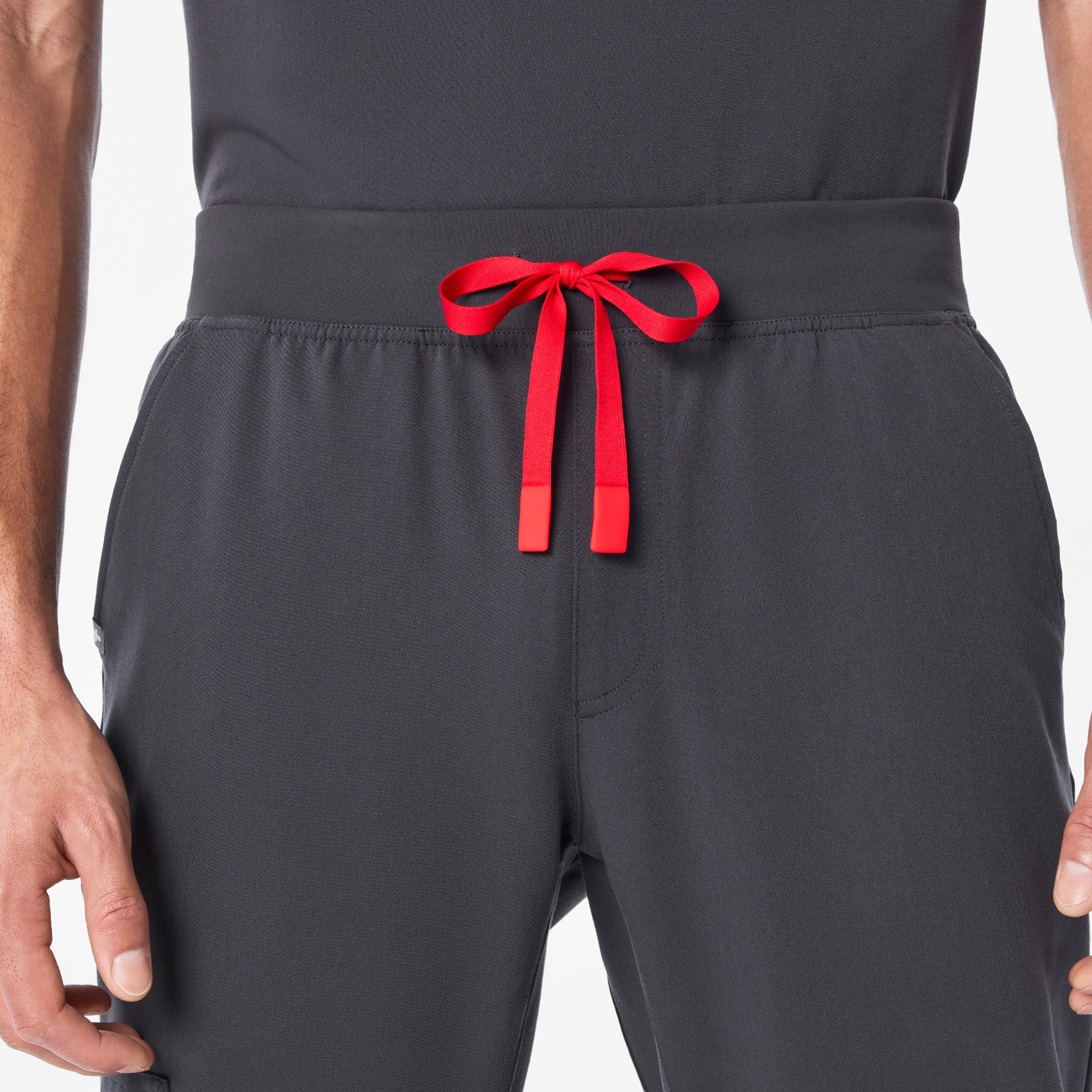 men's Charcoal Brey Short Jogger - Scrub Pant - Image 5