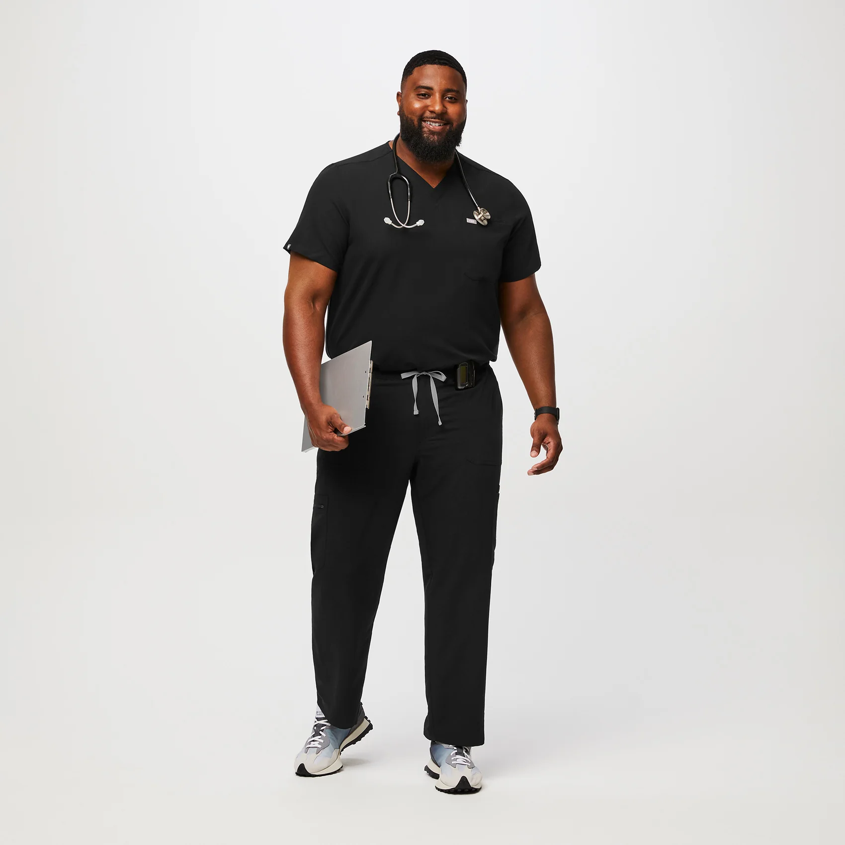 men's Black Cairo™- Cargo Scrub Pants (3XL - 6XL) - Image 2