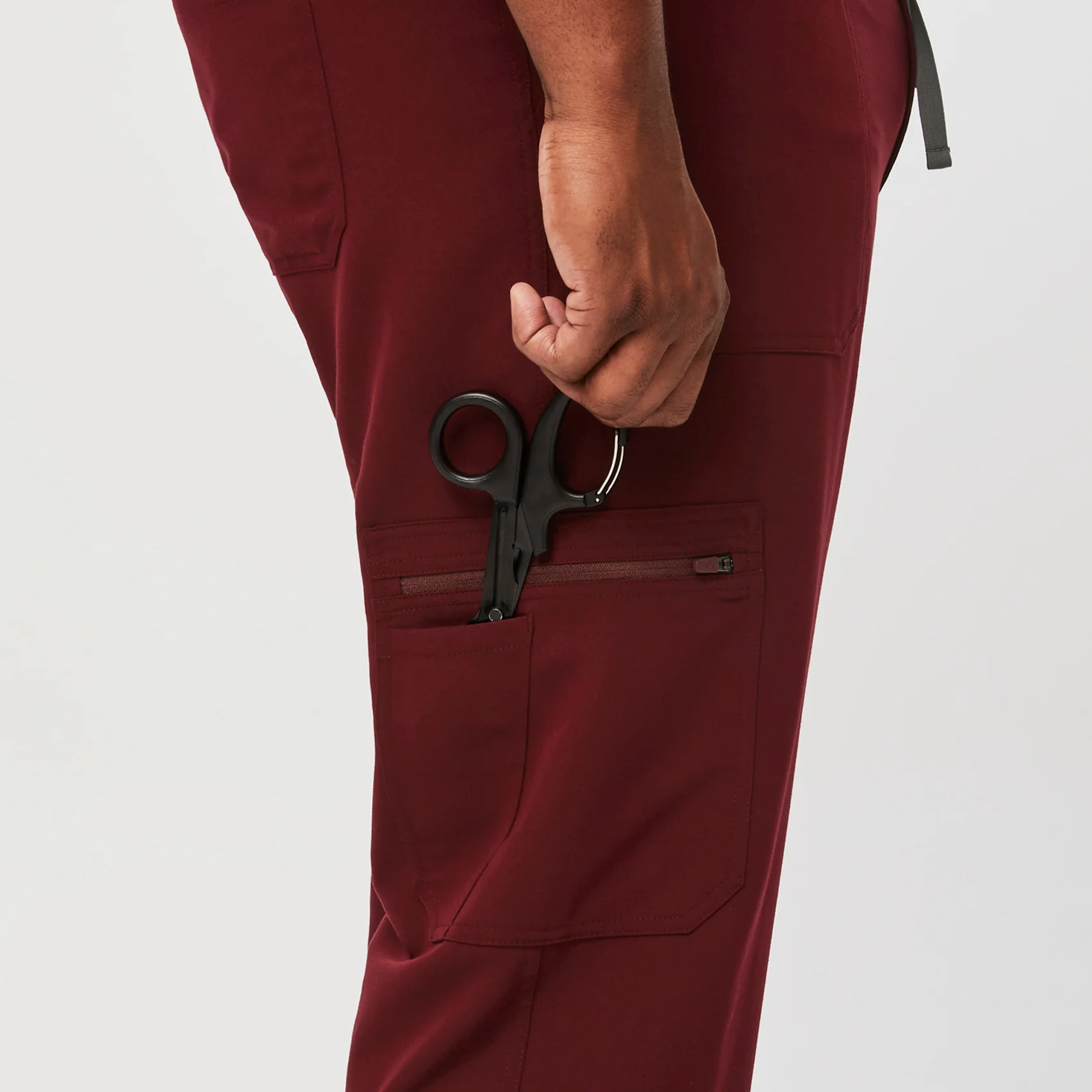men's Burgundy Cairo™- Cargo Scrub Pants (3XL - 6XL) - Image 6