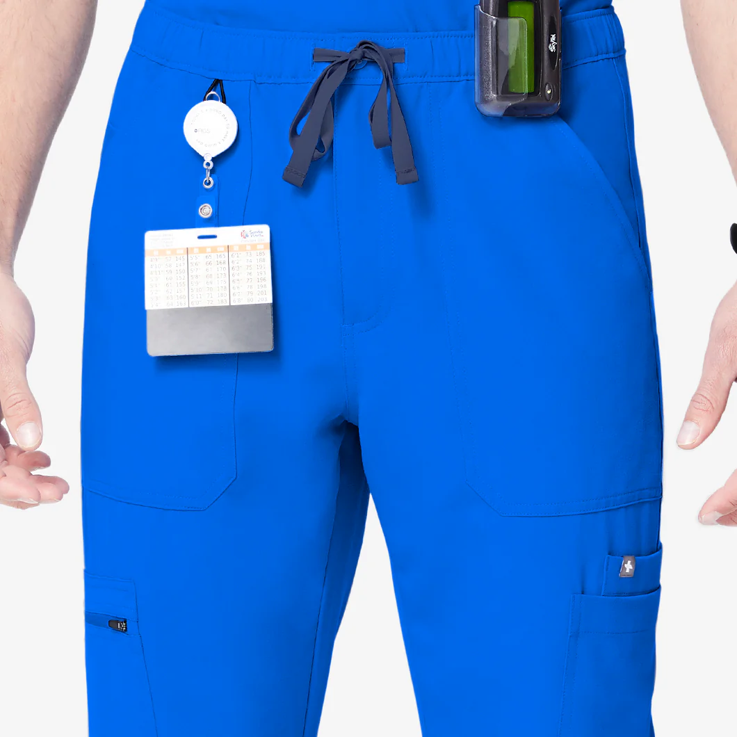 Men's Royal Blue Cairo™ - Cargo Scrub Pants - Image 11