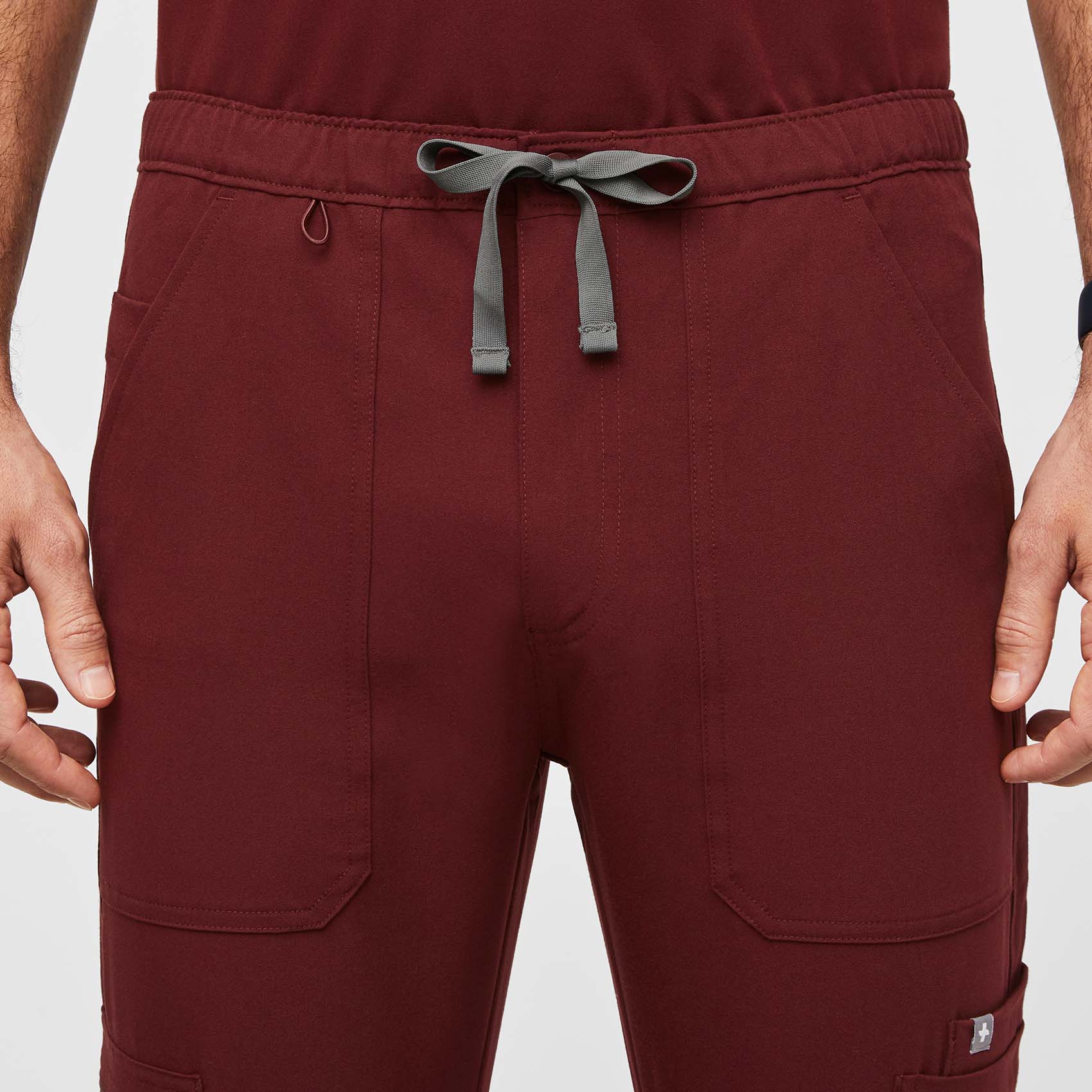 Men's Burgundy Cairo™ - Short Cargo Scrub Pants - Image 3