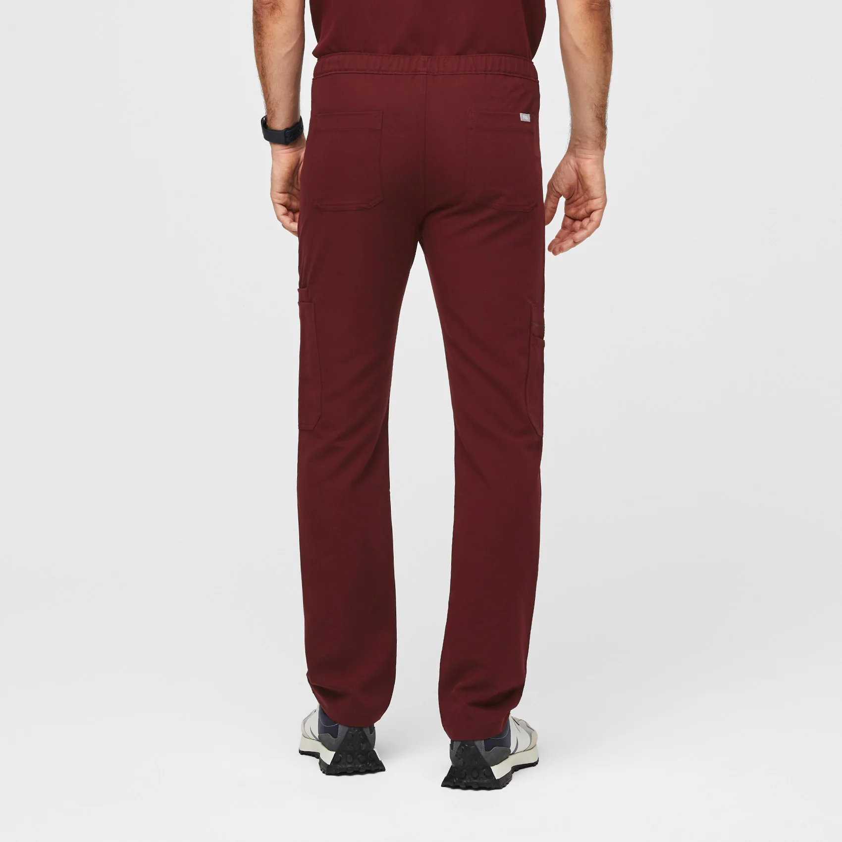 Men's Burgundy Cairo™ - Short Cargo Scrub Pants - Image 4