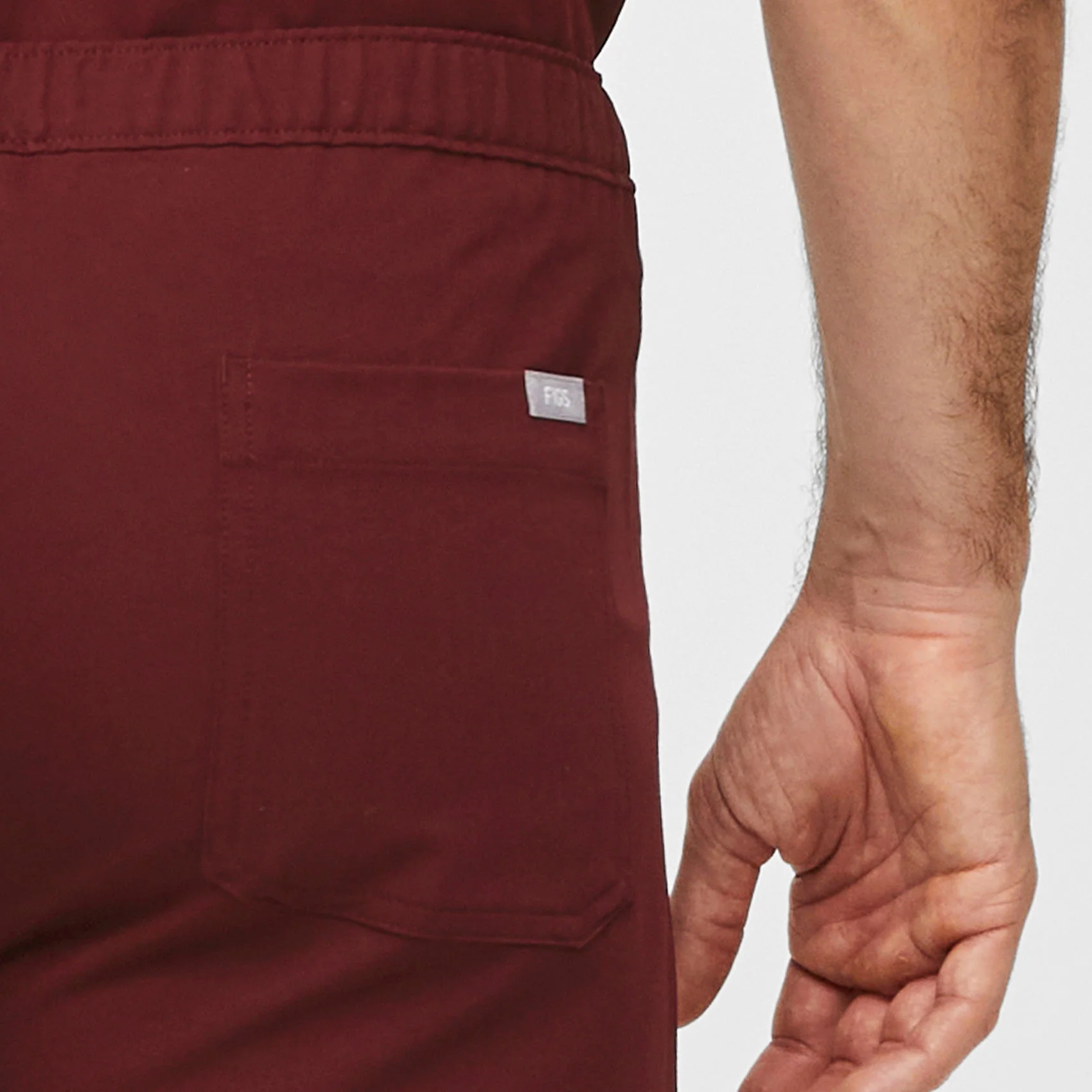 Men's Burgundy Cairo™ - Short Cargo Scrub Pants - Image 8