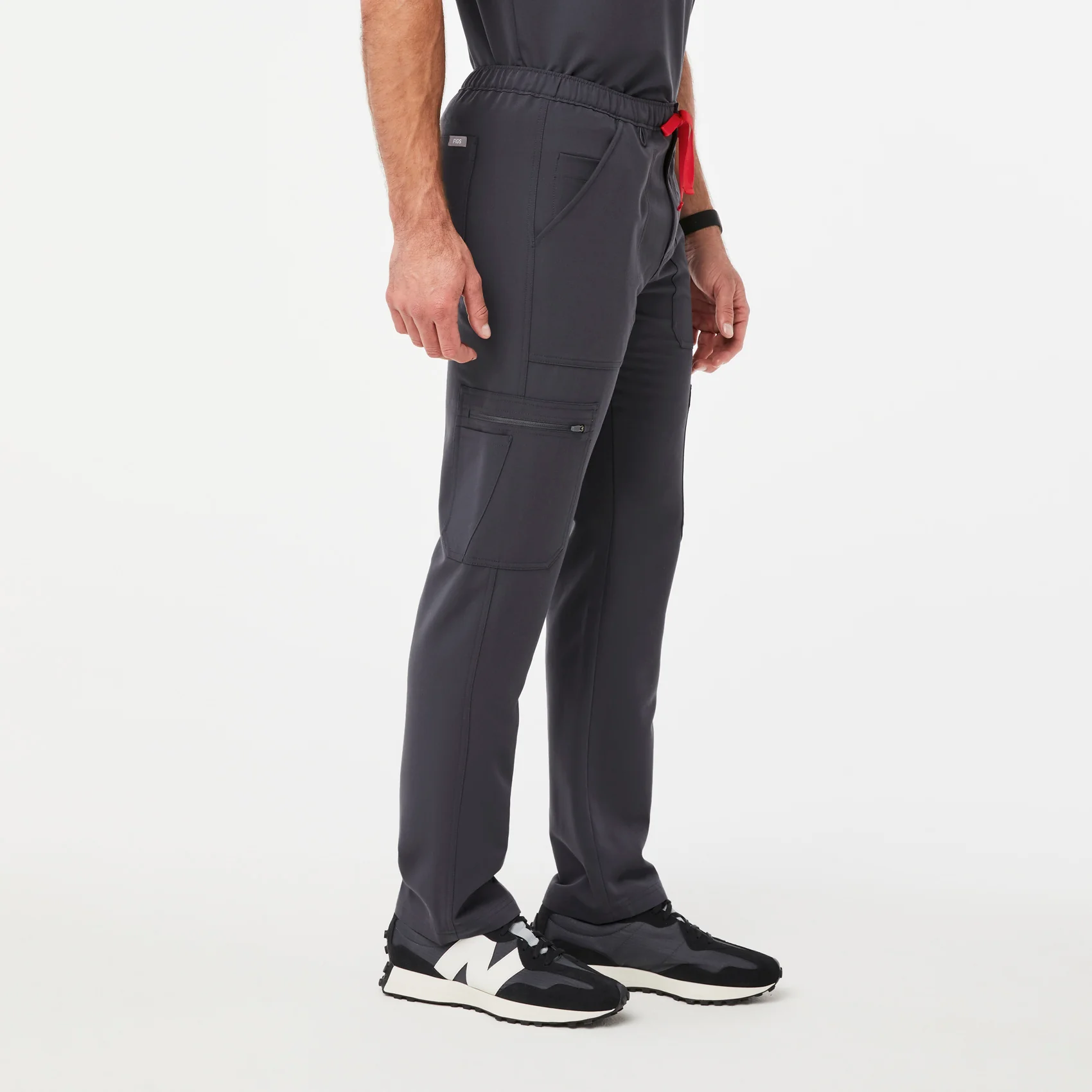 Men's Charcoal Cairo™ - Short Cargo Scrub Pants - Image 3
