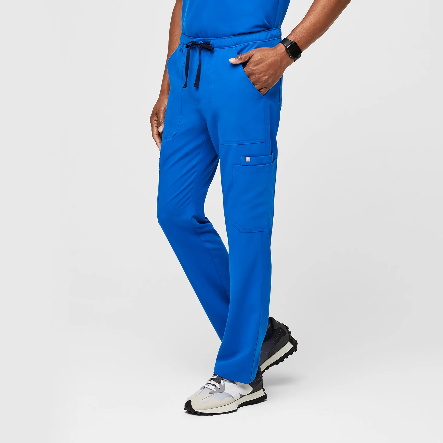 Men's Royal Blue Cairo™ - Tall Cargo Scrub Pants - Image 3