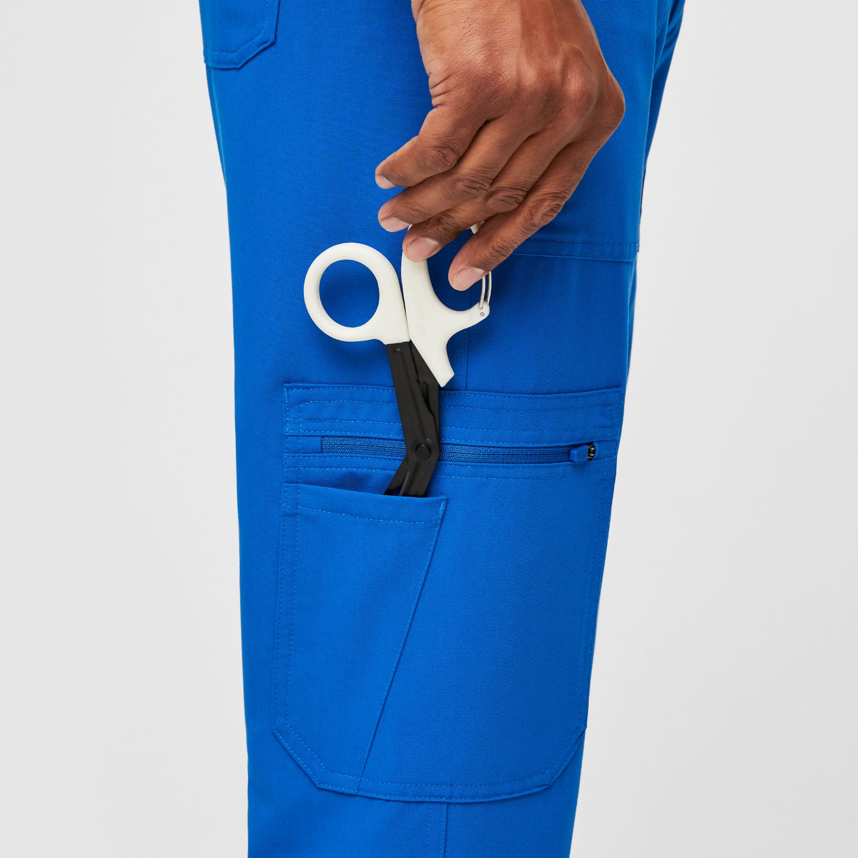 Men's Royal Blue Cairo™ - Tall Cargo Scrub Pants - Image 7
