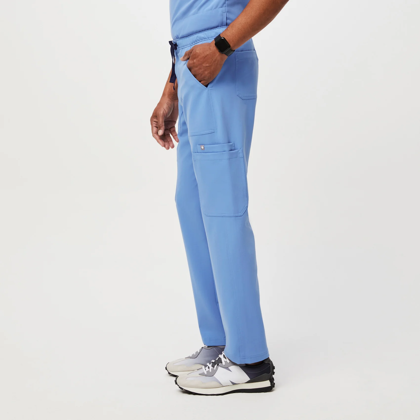 Men's Ceil Blue Cairo™ - Short Cargo Scrub Pants - Image 3