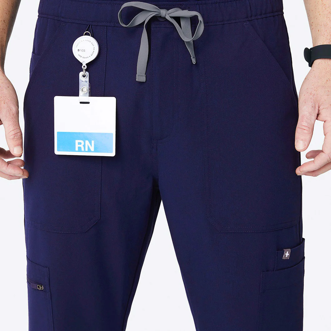 Men's Navy Cairo⢠- Short Cargo Scrub Pants - Image 12