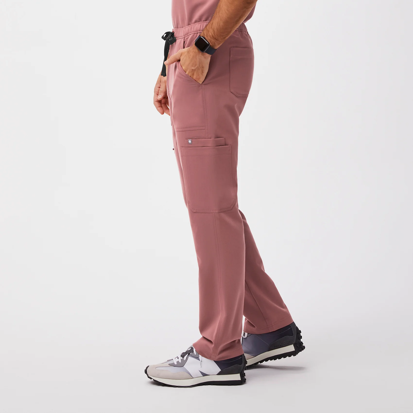 men's Mauve Cairo™ - Short Cargo Scrub Pants (3XL - 6XL) - Image 3