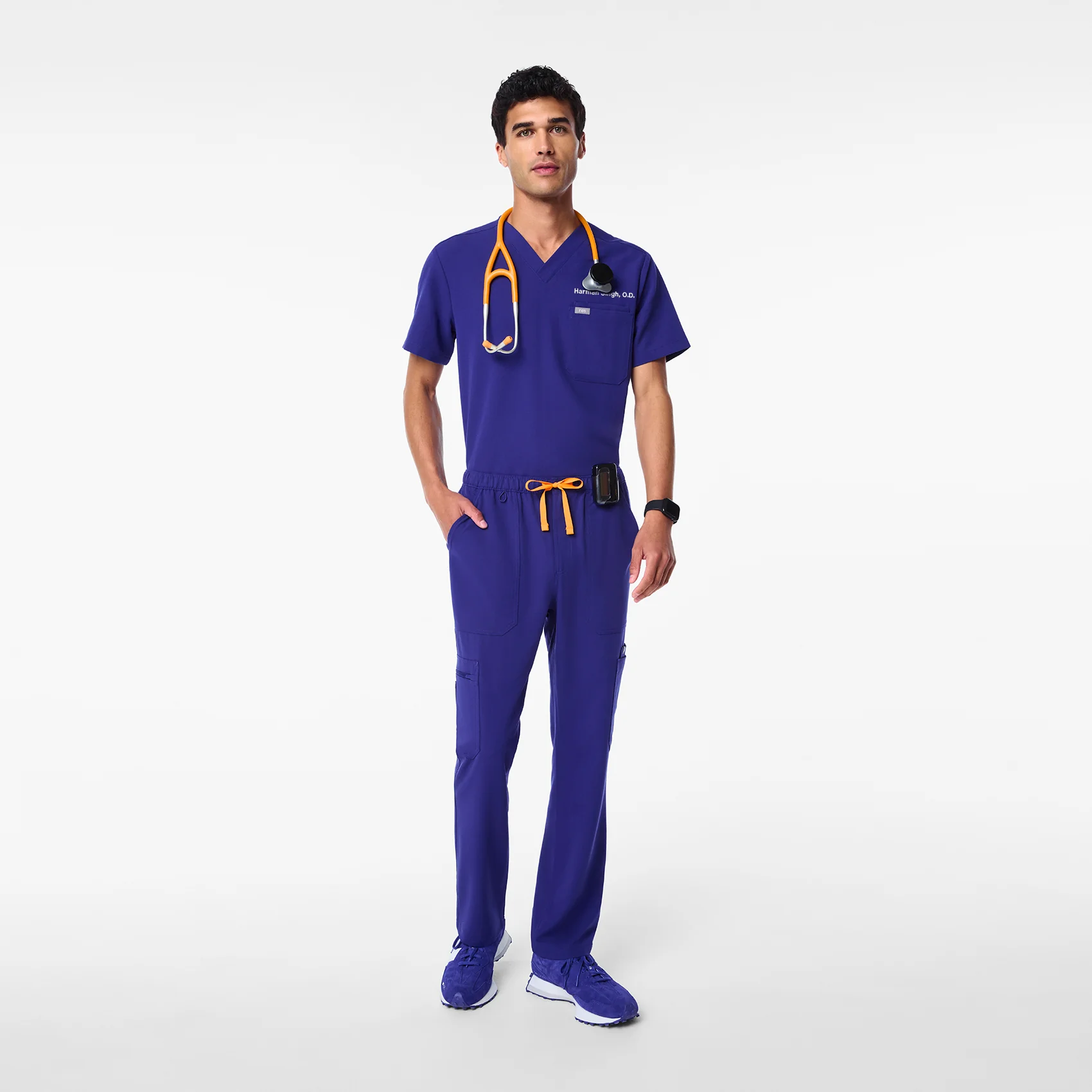 men's Deep Royal Blue Cairo - Cargo Scrub Pant™ - Image 2