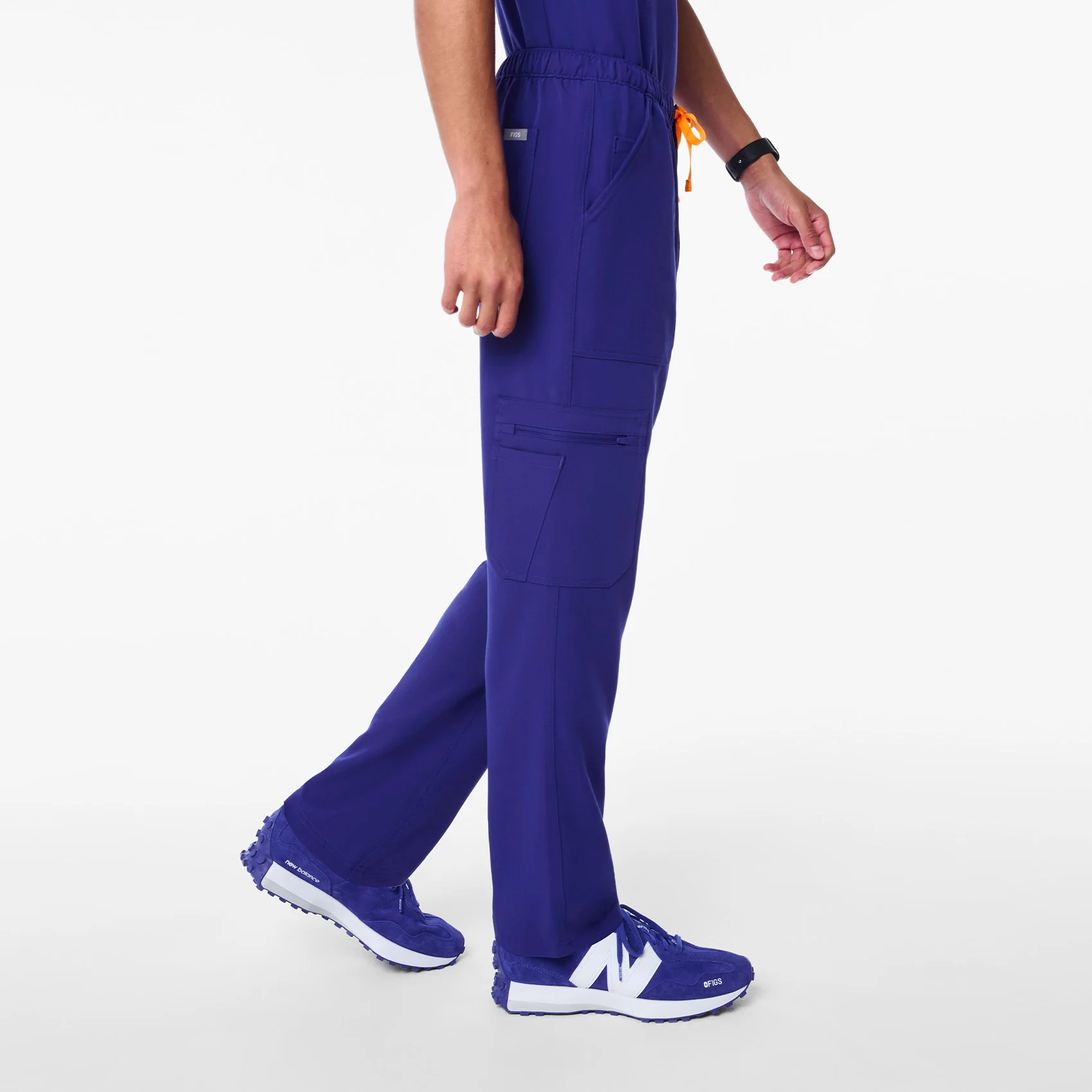 men's Deep Royal Blue Cairo - Cargo Scrub Pant™ - Image 3