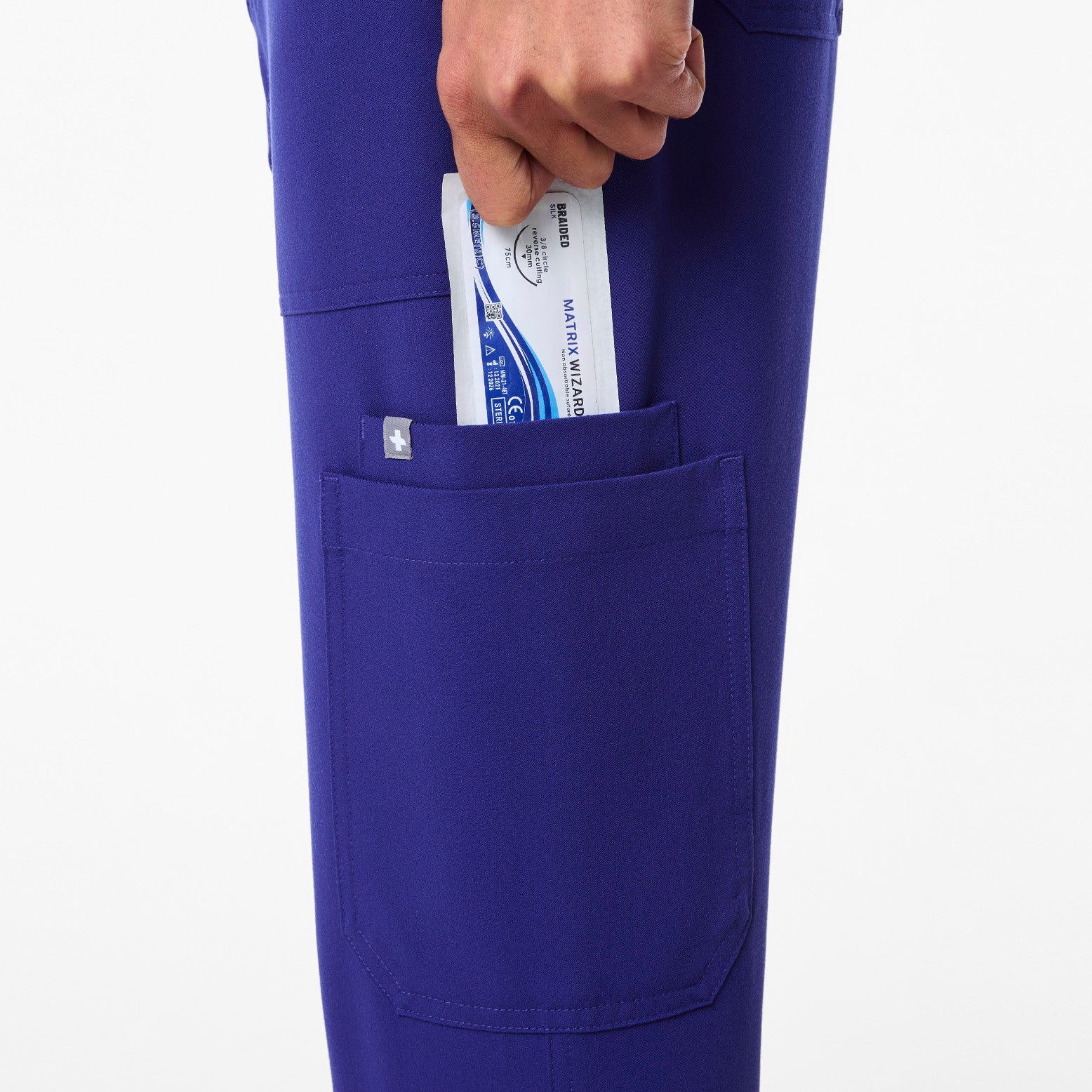 men's Deep Royal Blue Cairo - Cargo Scrub Pant™ - Image 7