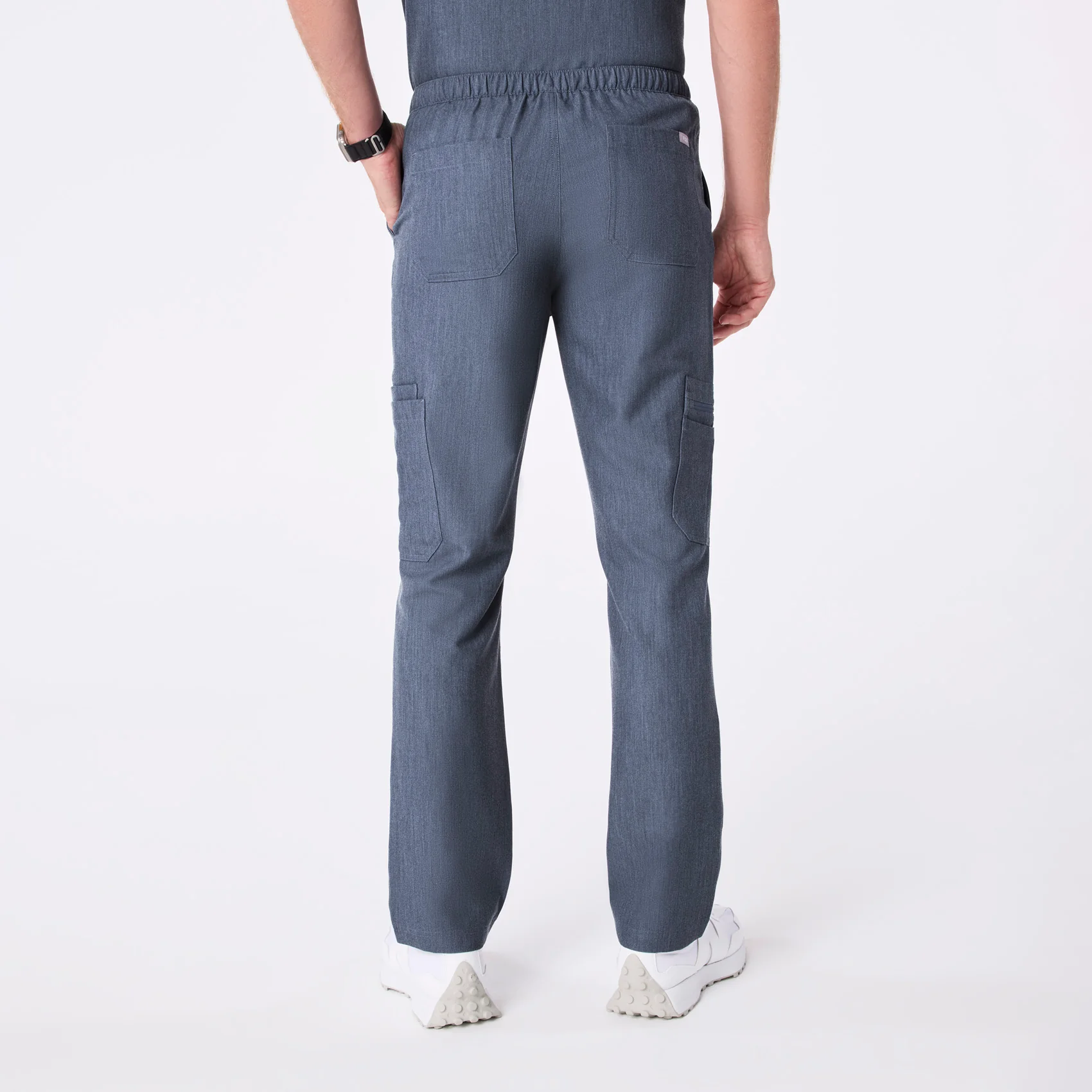 men's Heather Denim Cairo - Short Cargo Scrub Pant™ - Image 4
