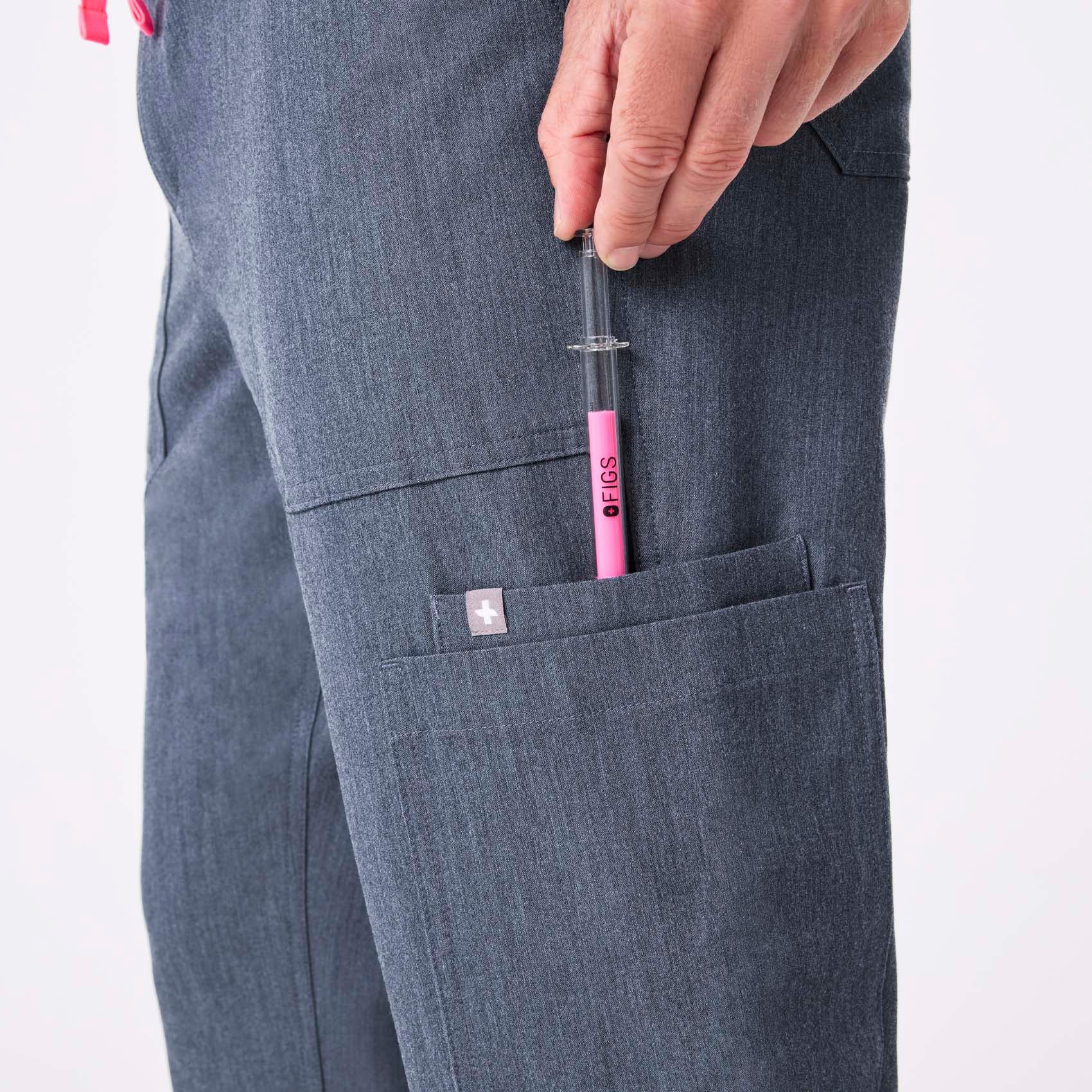 men's Heather Denim Cairo - Short Cargo Scrub Pant™ - Image 9