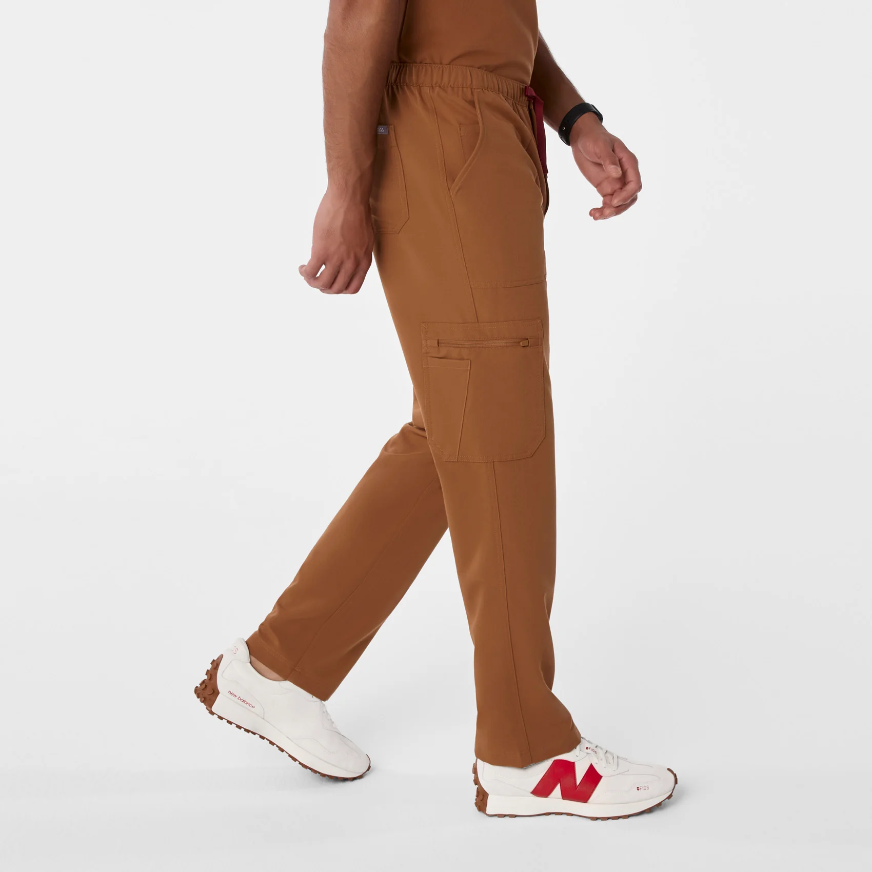 men's Mocha Cairo - Short Cargo Scrub Pant™ - Image 3