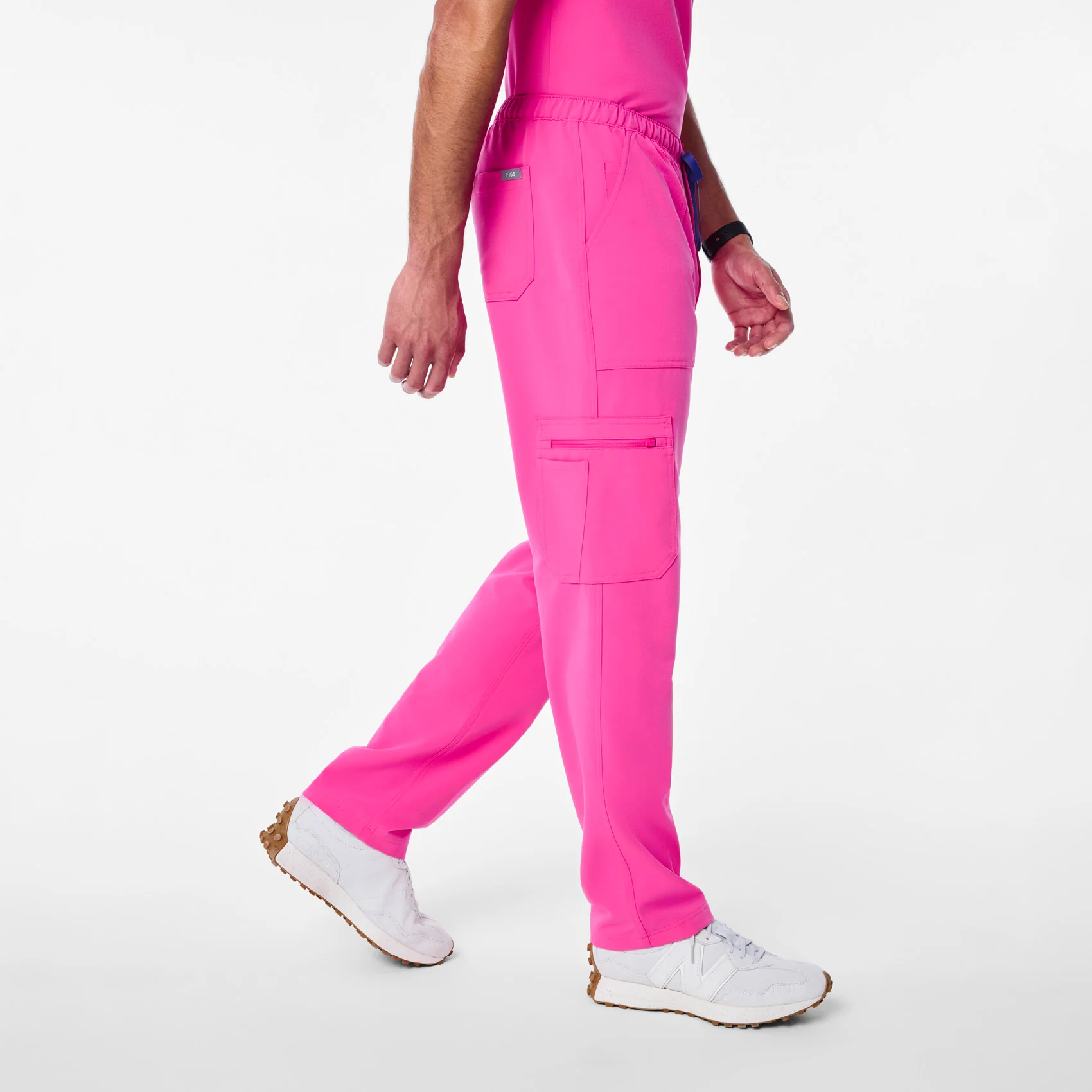 men's Rapid Response Pink Cairo - Cargo Scrub Pant™ - Image 3