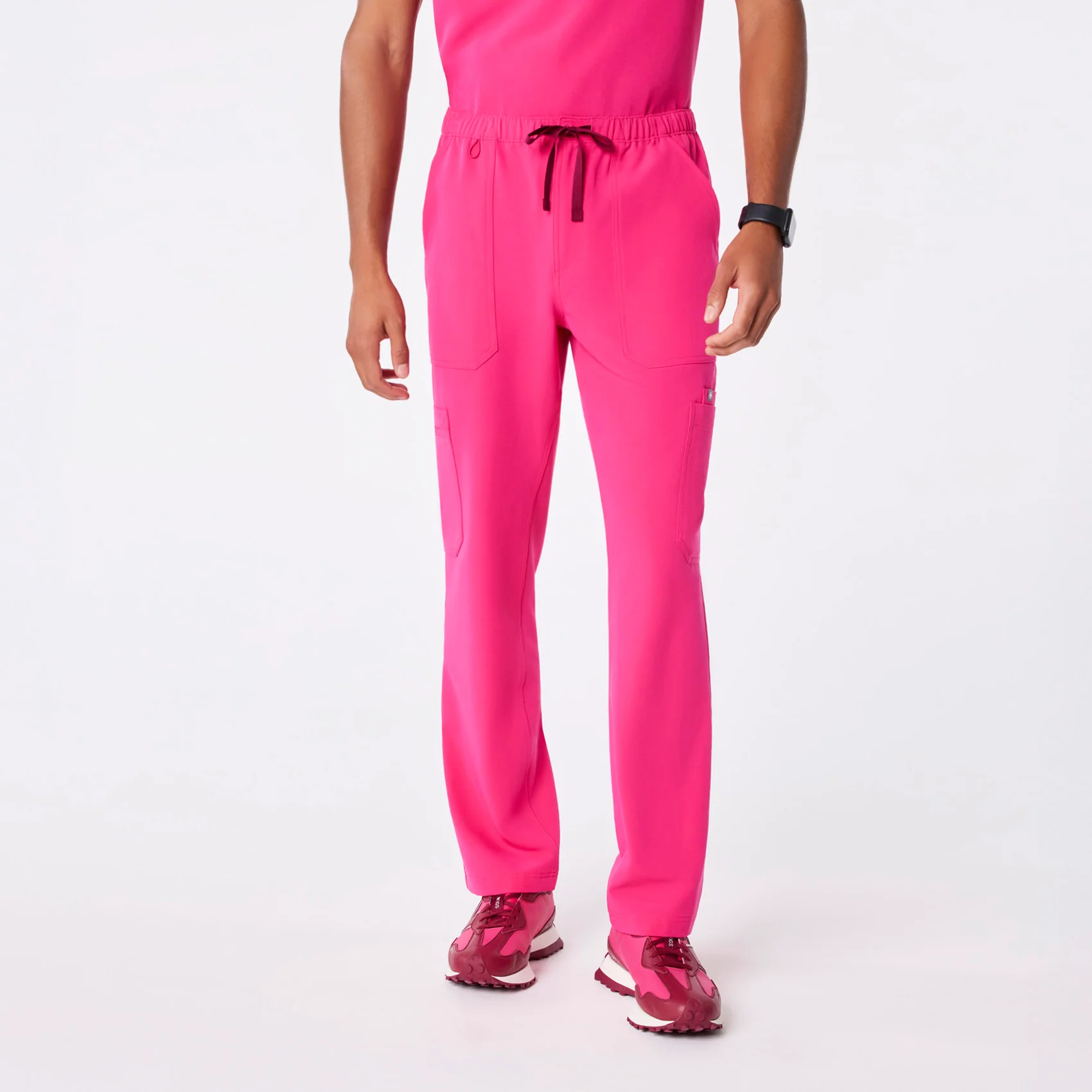men's Shocking Pink Cairo - Short Cargo Scrub Pant™