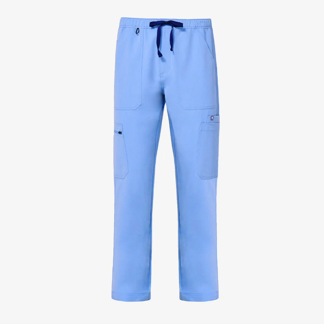 Men's Ceil Blue Cairo™ - Tall Cargo Scrub Pants - Image 10