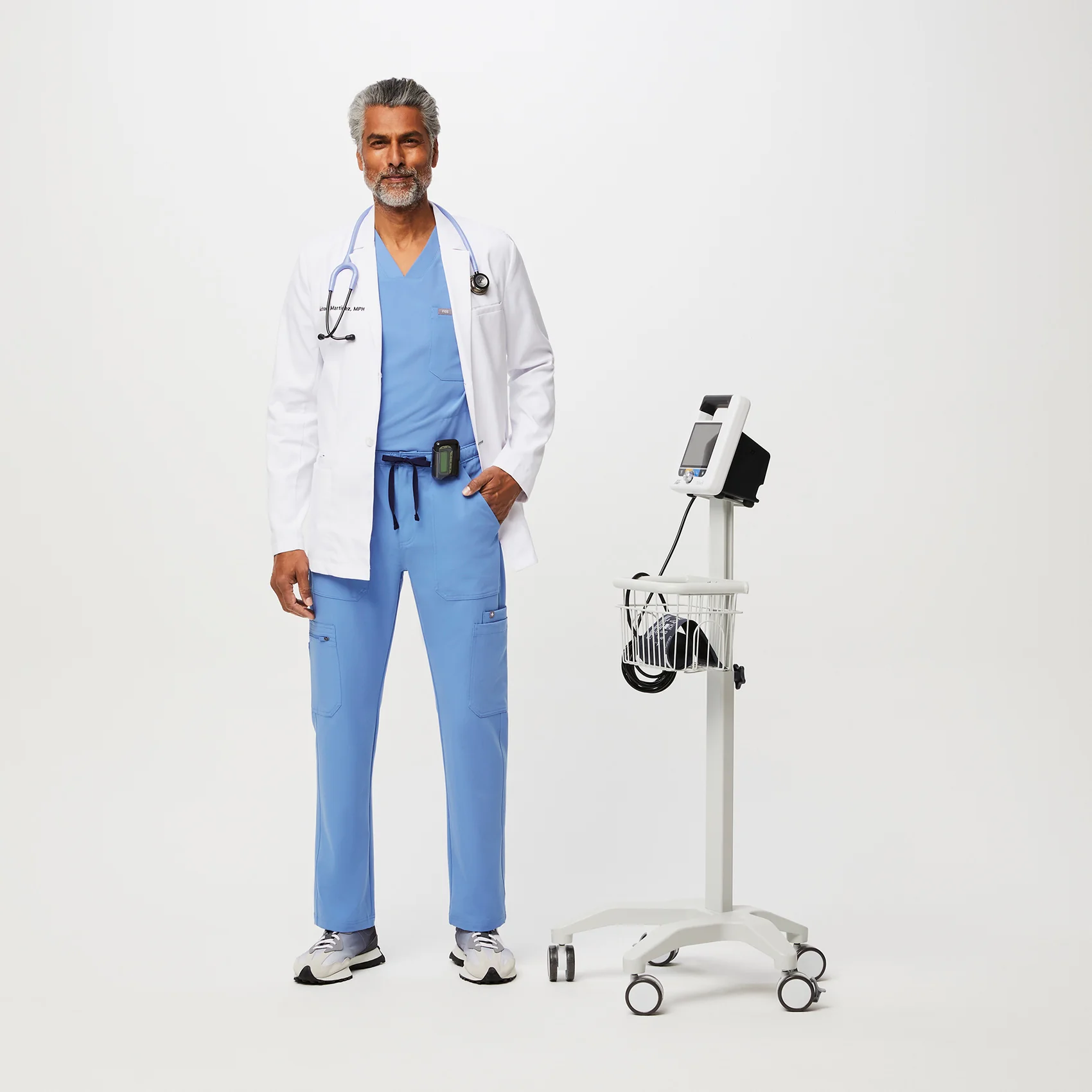 Men's Ceil Blue Cairo™ - Tall Cargo Scrub Pants - Image 2