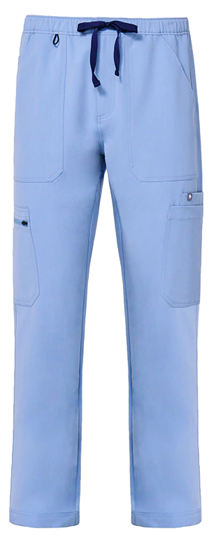 Men's Ceil Blue Cairo™ - Tall Cargo Scrub Pants - Image 8