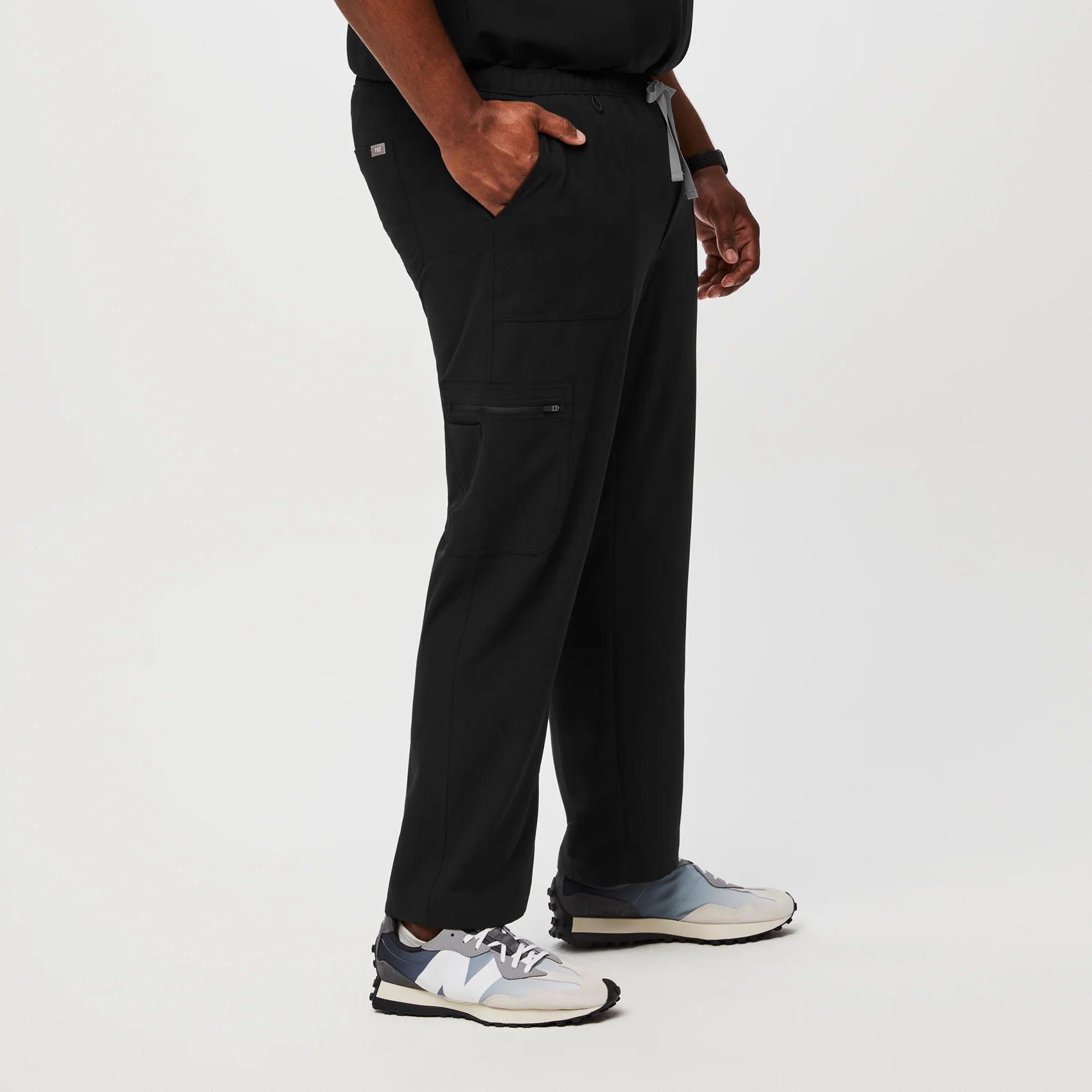 men's Black Cairo™ - Tall Cargo Scrub Pants (3XL - 6XL) - Image 3