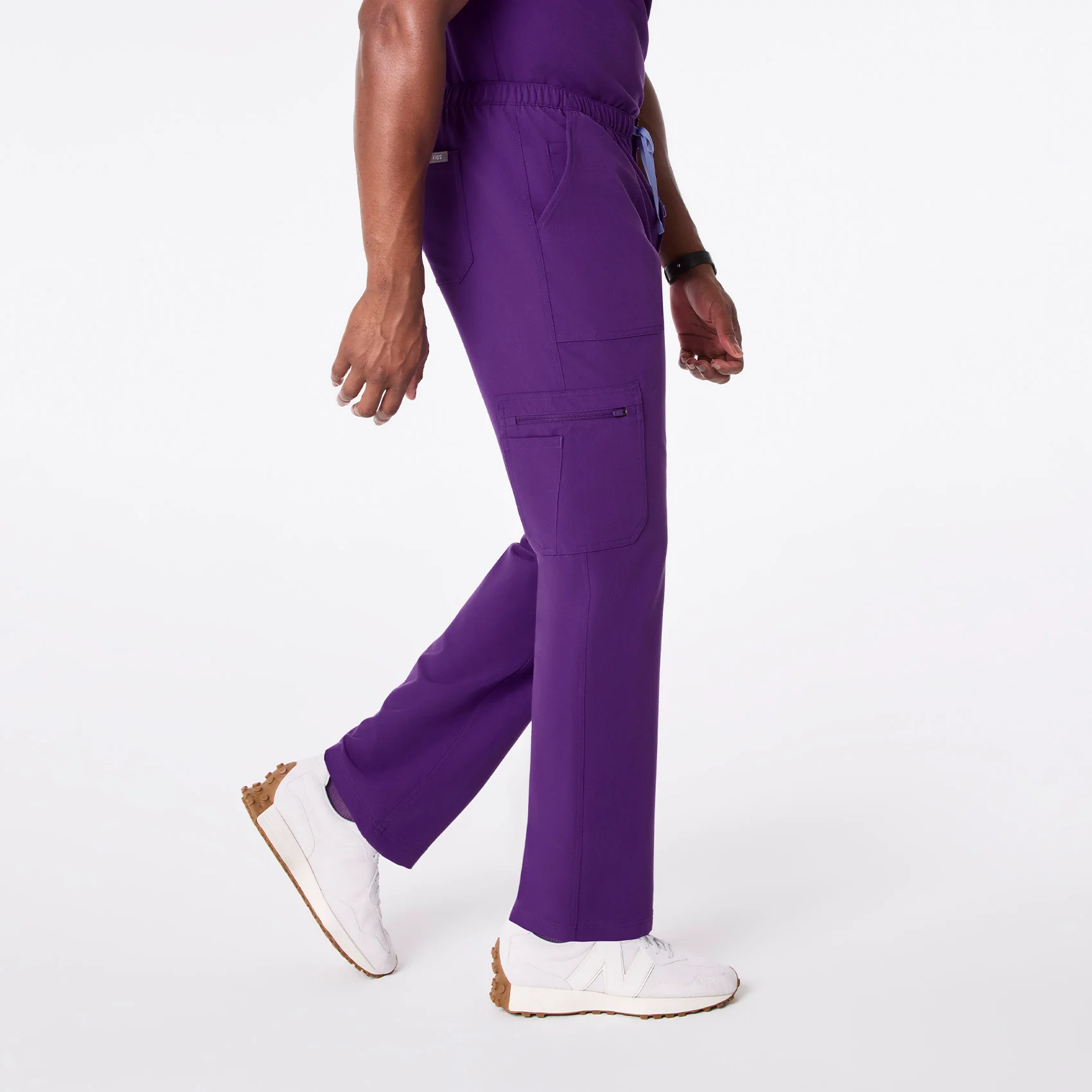 men's Digital Grape Cairo - Tall Cargo Scrub Pant⢠- Image 3