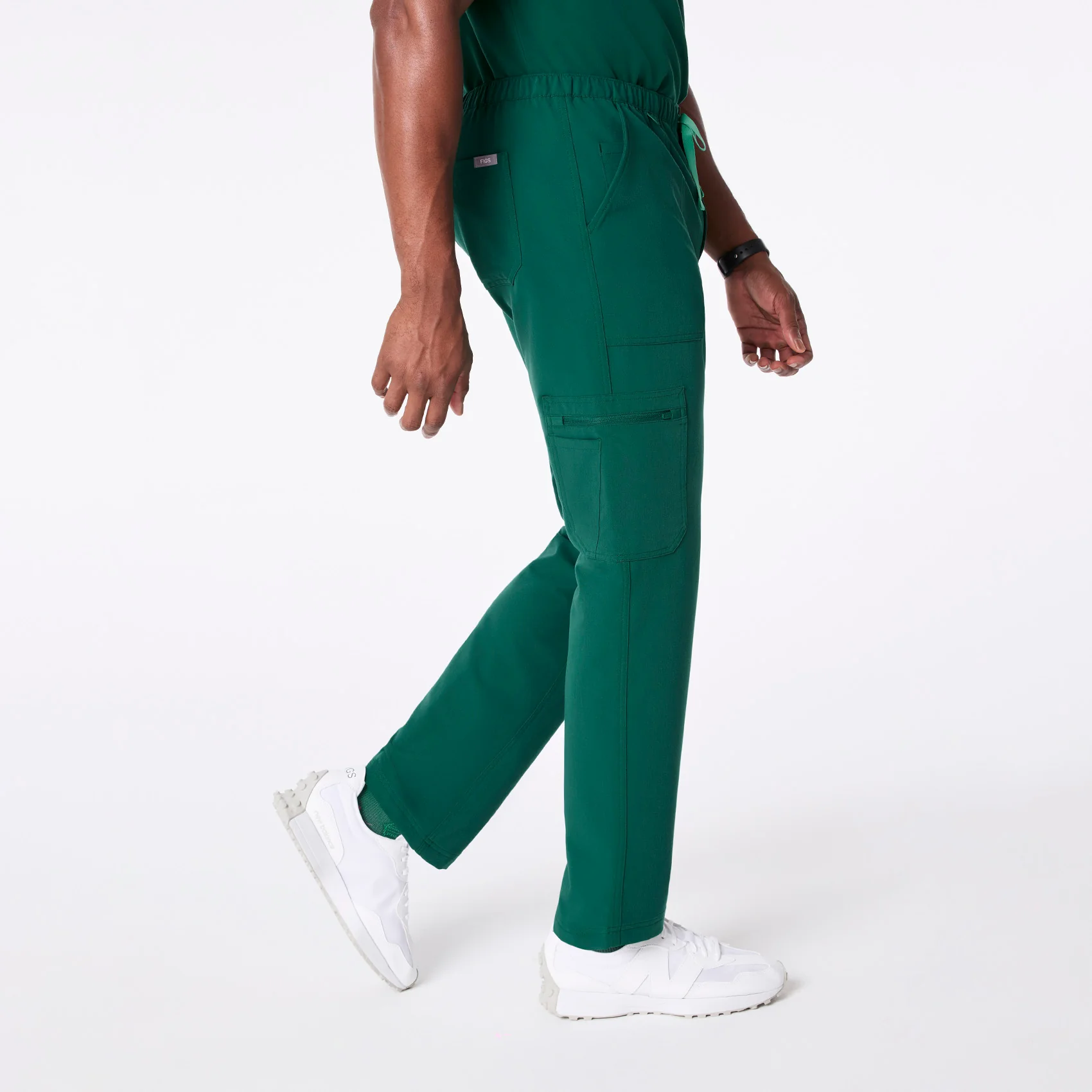men's Hunter Green Cairo - Tall Cargo Scrub Pant™ - Image 3