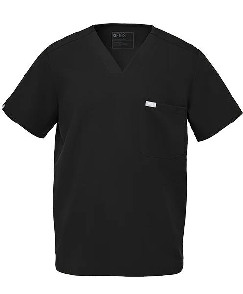 Men's Black Chisec™ - Three-Pocket Scrub Top - Image 5