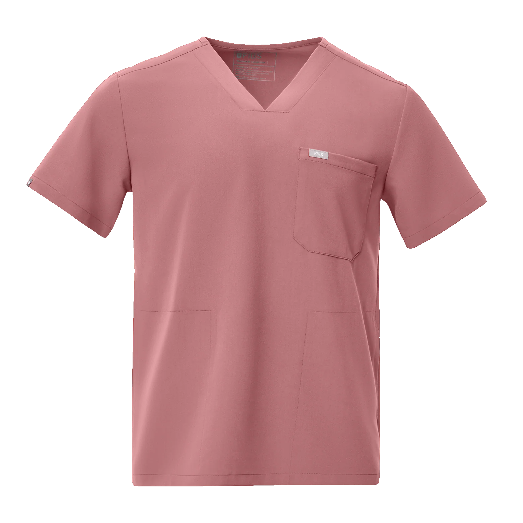 men's Mauve Chisec™ - Three-Pocket Scrub Top - Image 8