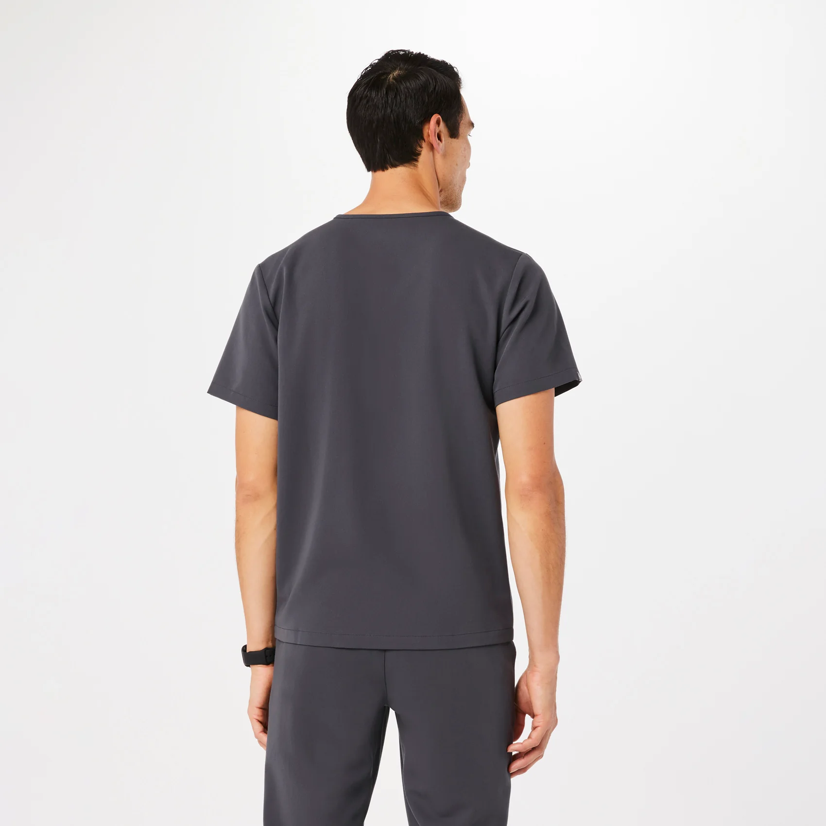 Men's Charcoal Chisec™ - Three-Pocket Scrub Top (3XL - 6XL) - Image 4
